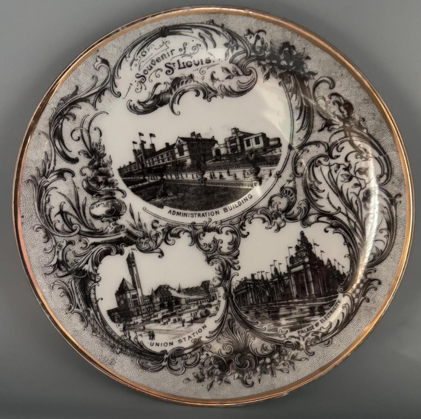Vintage Victoria Carlsbad Austria Porcelain Plate Lover Antiques and Vintage