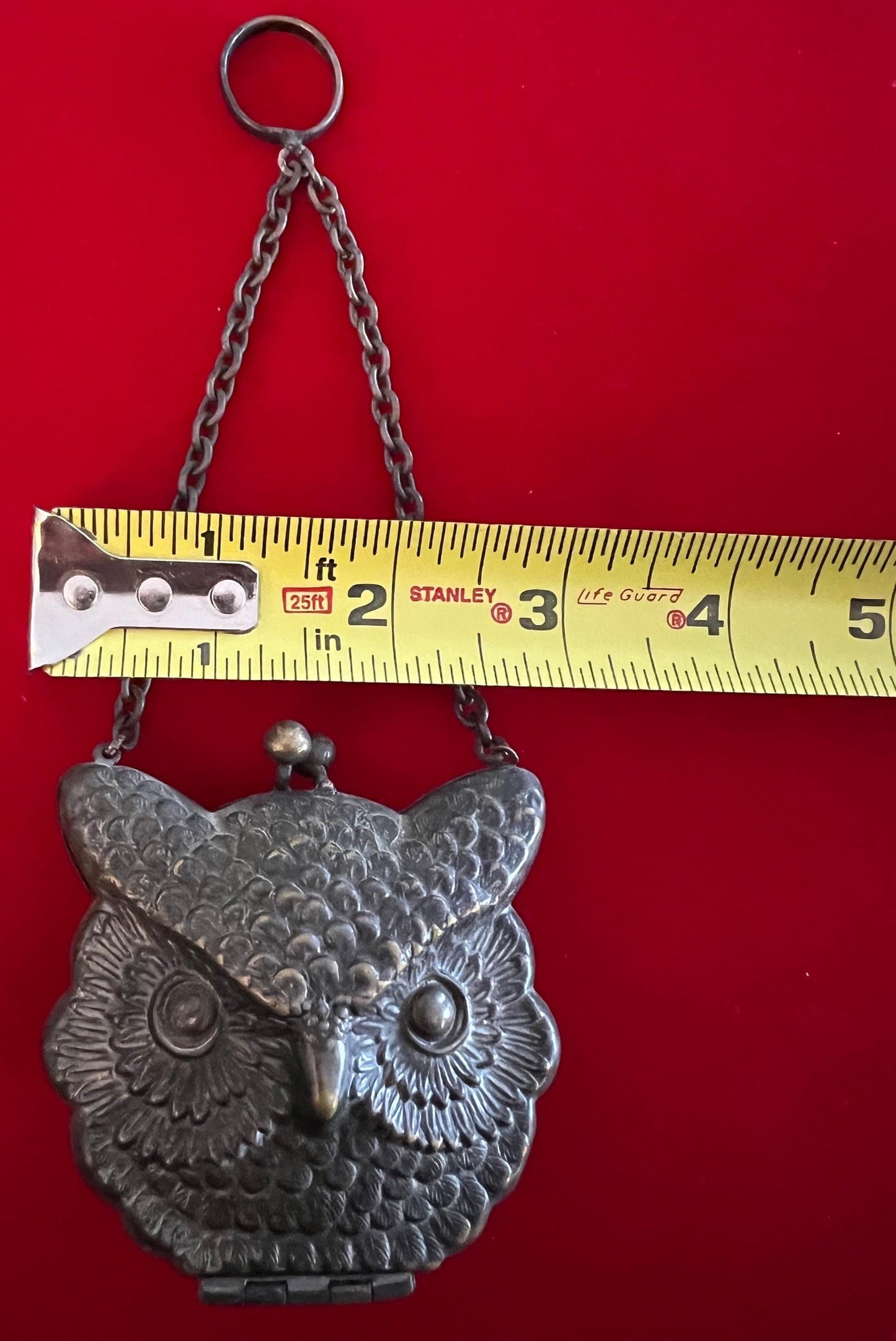 Antique 1904 World's Fair Expo St. Louis, MO Metal Owl Coin, Trinket, Purse, Bag, Lover Antiques and Vintage