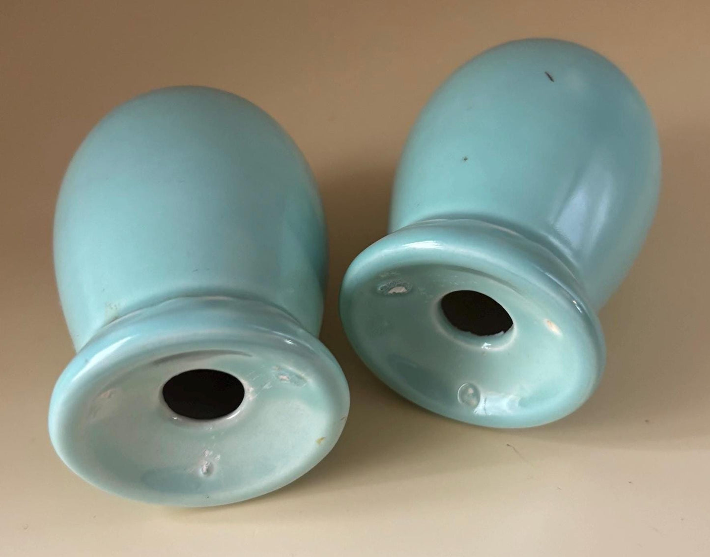 Vintage Hager Green Salt & Pepper Shakers Lover Antiques and Vintage