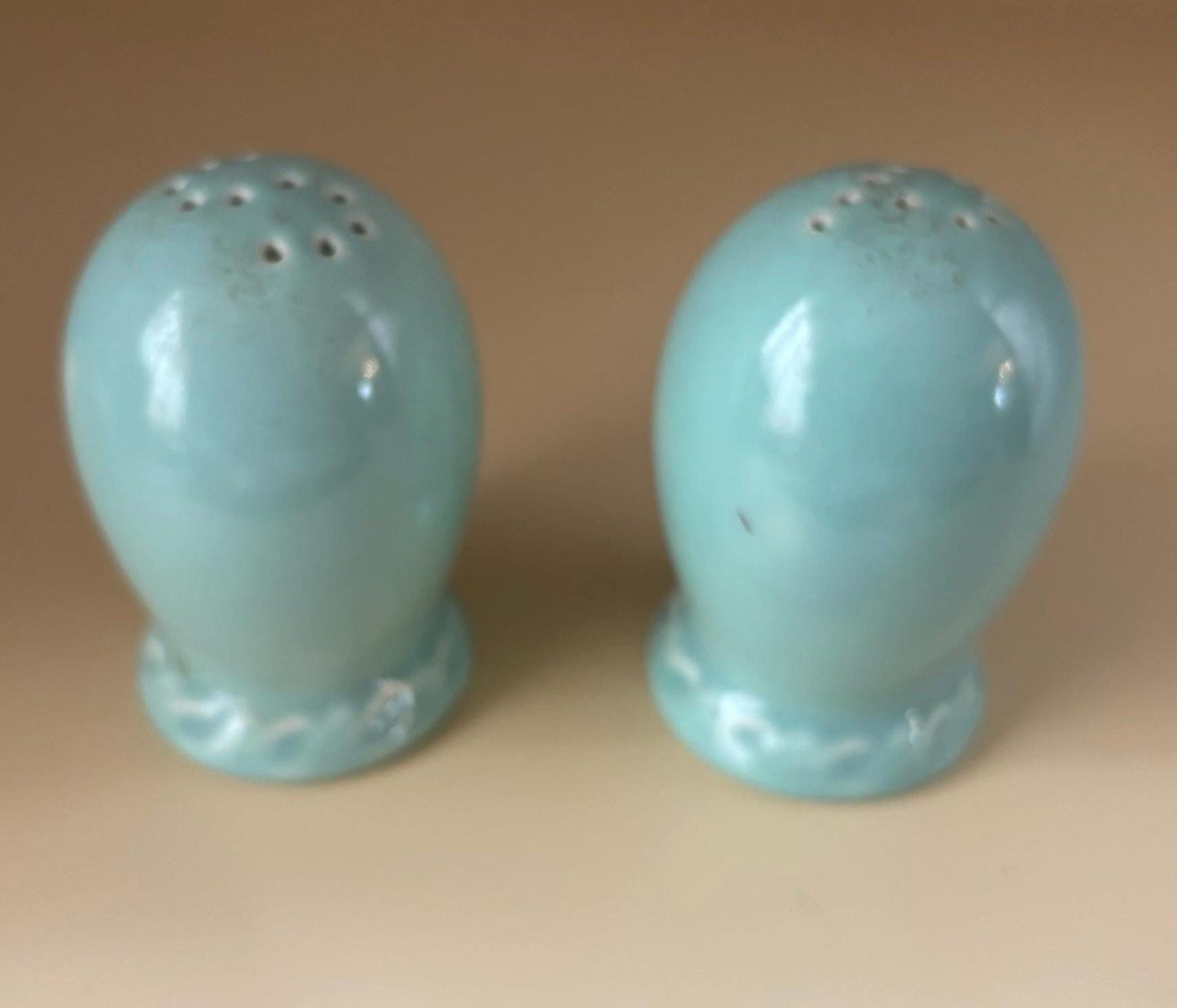 Vintage Hager Green Salt & Pepper Shakers Lover Antiques and Vintage