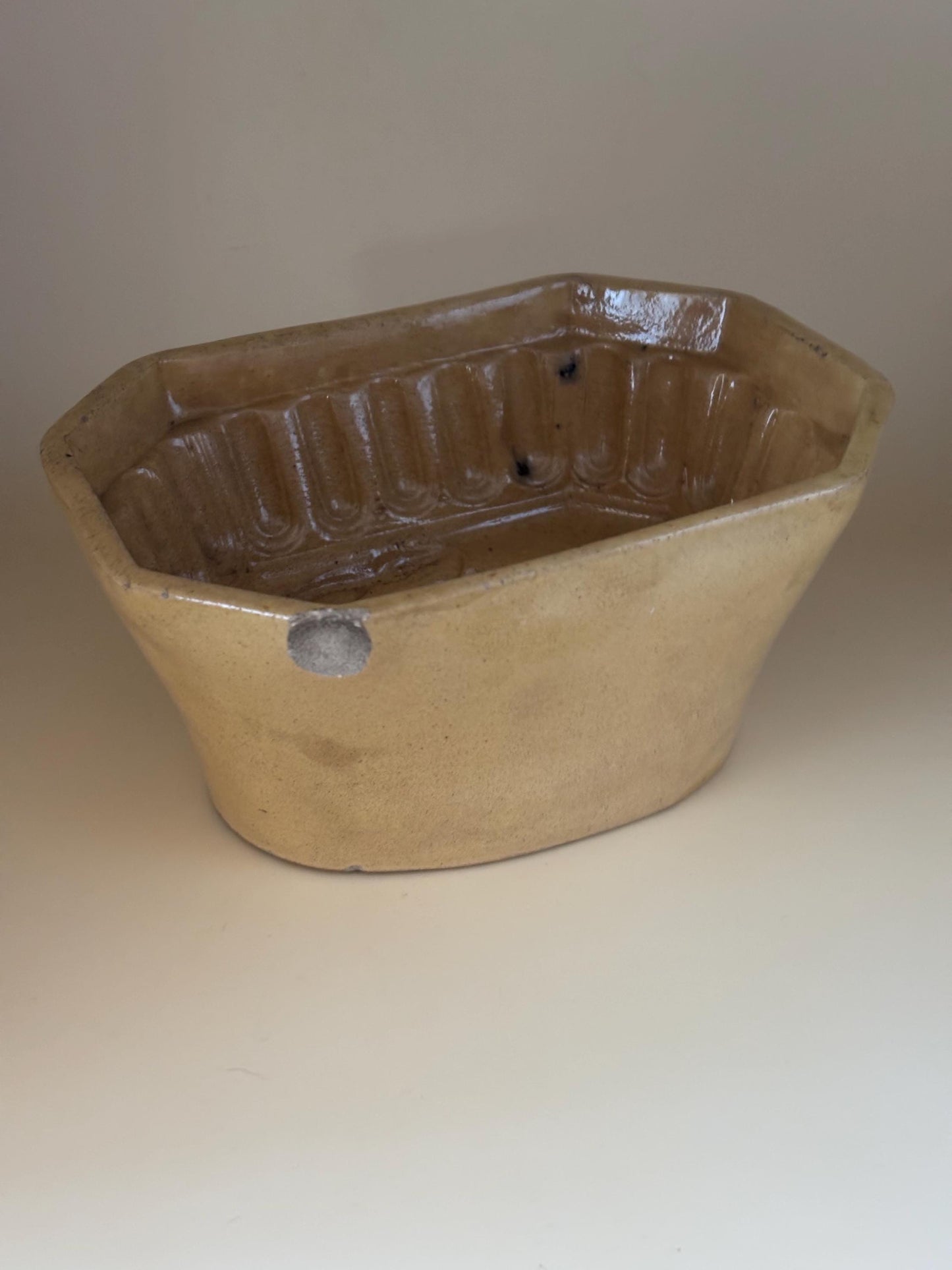 Antique Yellow Ware Food Mold 1800s Lover Antiques and Vintage