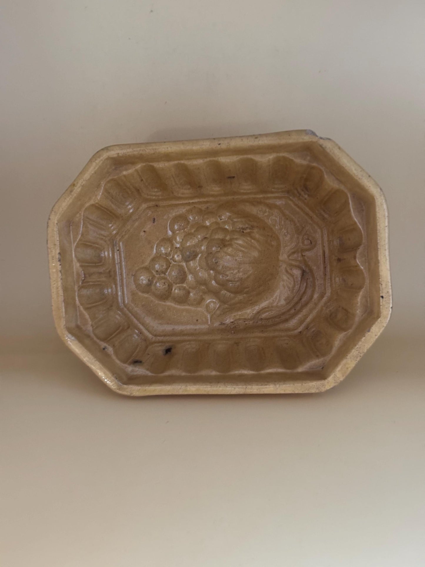 Antique Yellow Ware Food Mold 1800s Lover Antiques and Vintage