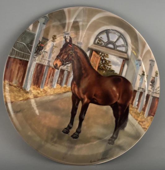 Vintage Spode American Quarterback Horse Plate #1155C Lover Antiques and Vintage