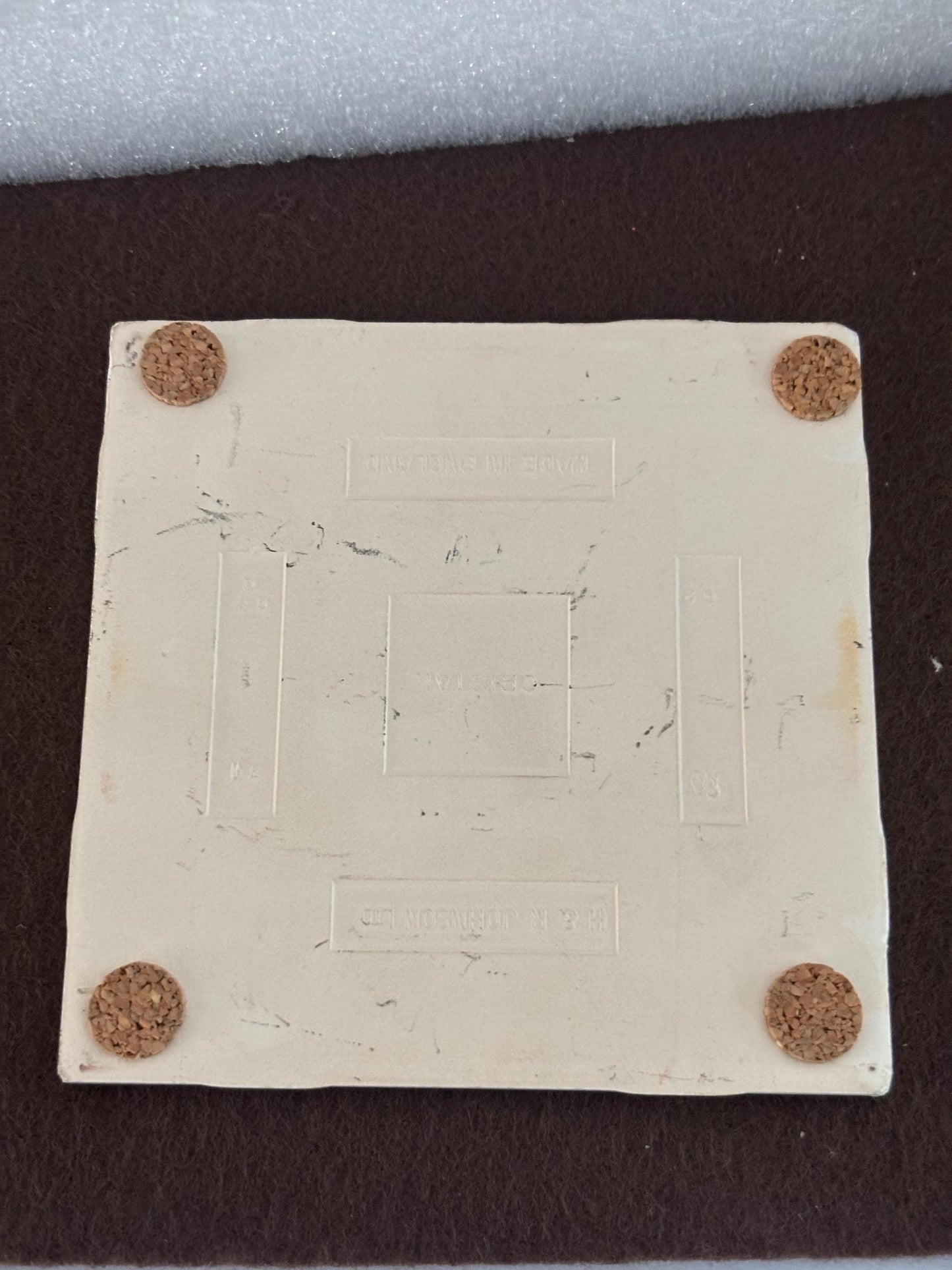 Vintage Owl Trivet Signed HR Johnson of England Lover Antiques and Vintage