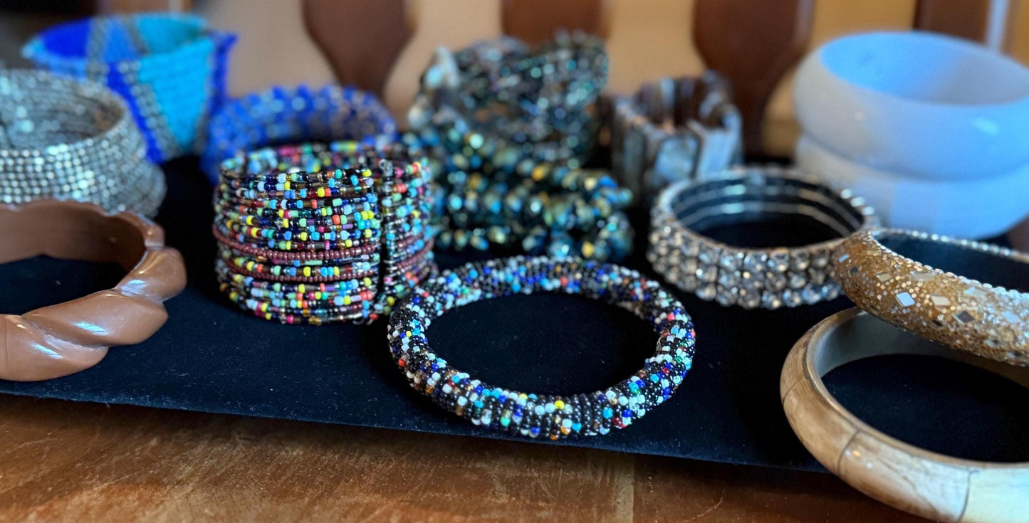Collection of 16 Vintage Bracelets Bulk Jewelry Lover Antiques and Vintage