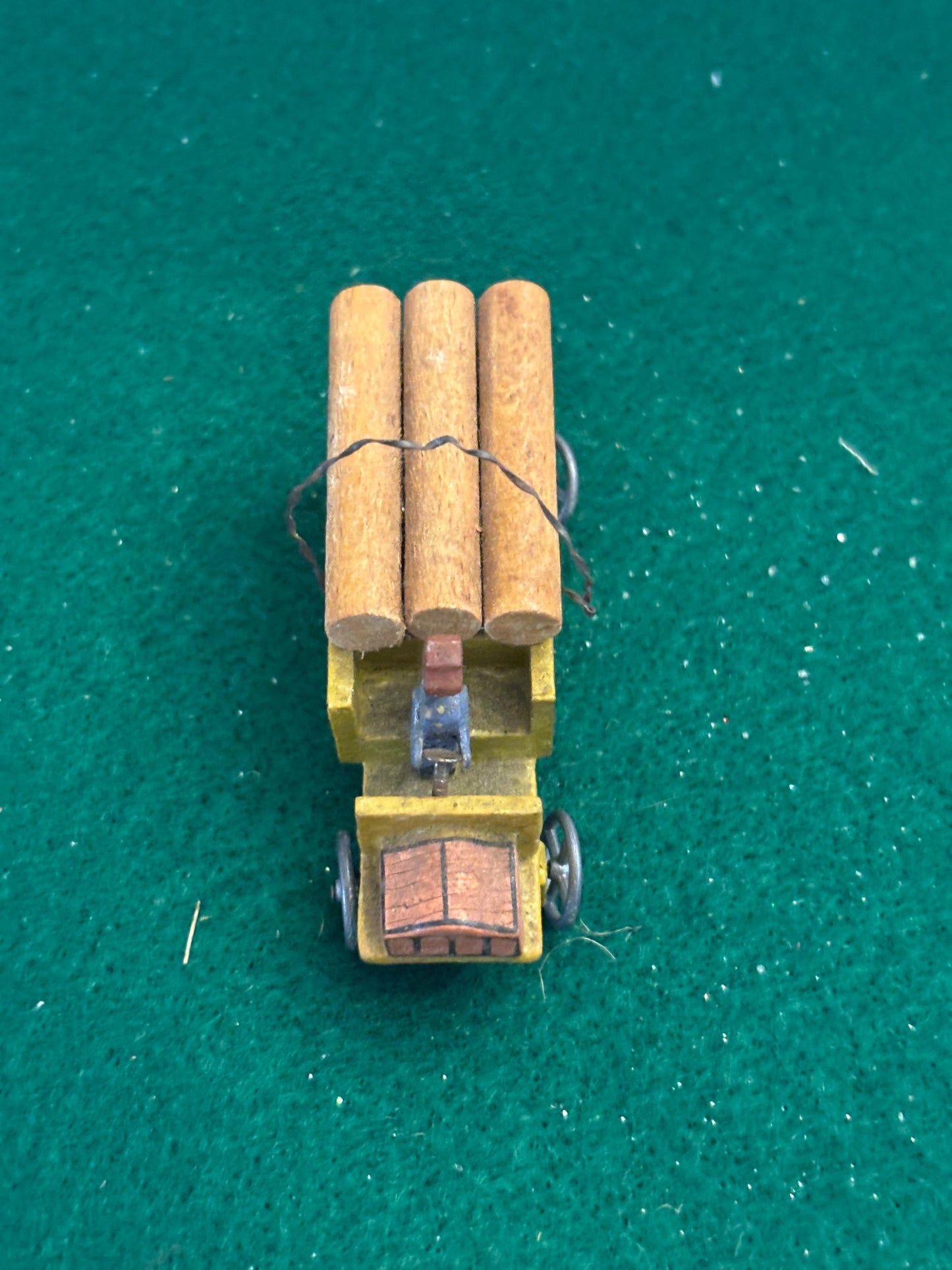 Antique Erzgebirge Wood Barrel Truck Made in Germany Lover Antiques and Vintage