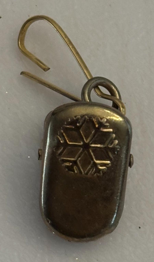 Antique Brass Mitten Clip Circa 1900's Lover Antiques and Vintage