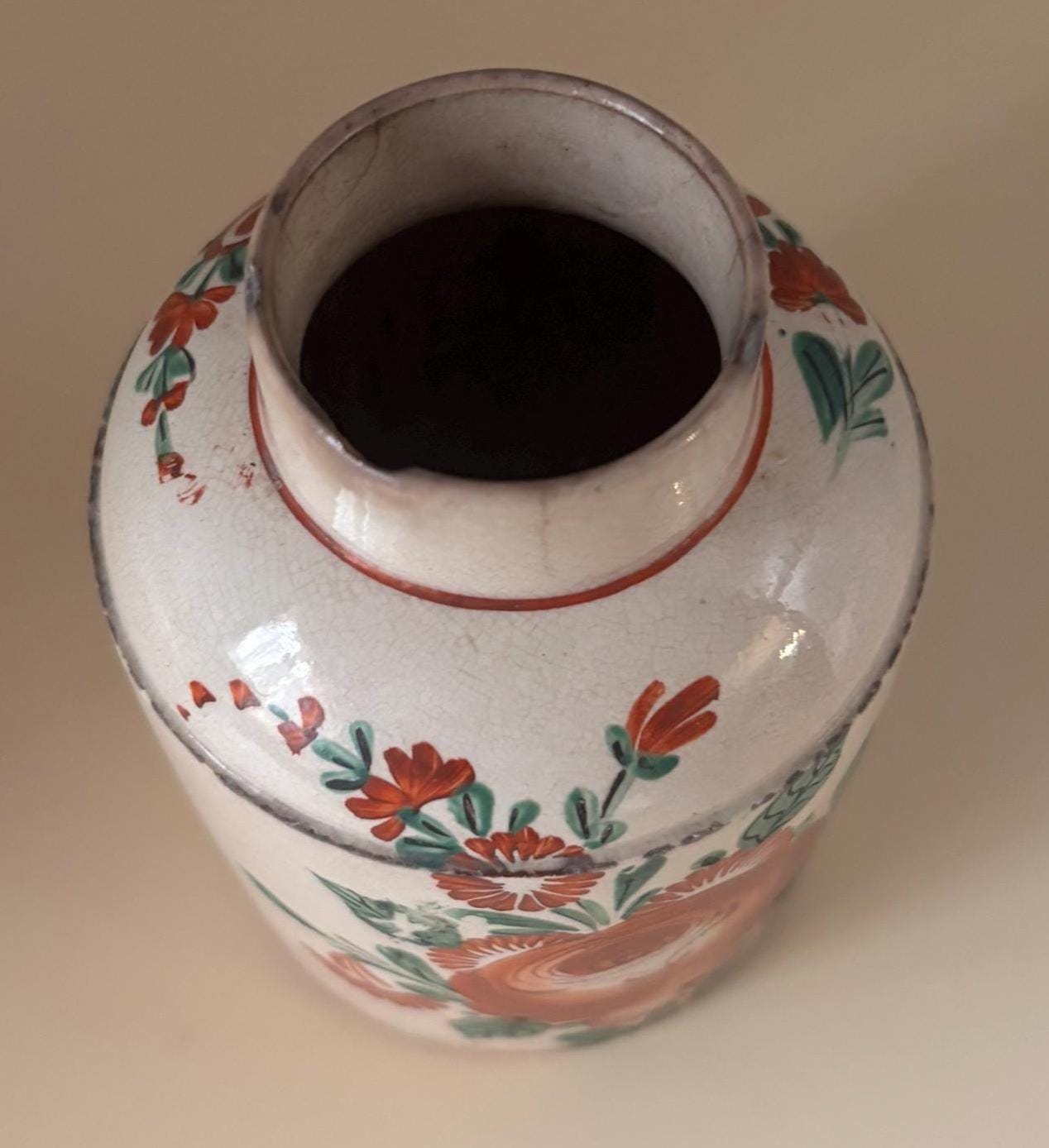 Antique Creamware Tea Caddy Lover Antiques and Vintage