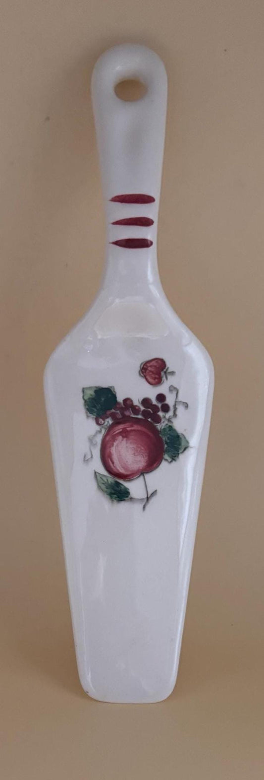 Vintage Ceramic Cake Server Lover Antiques Vintage