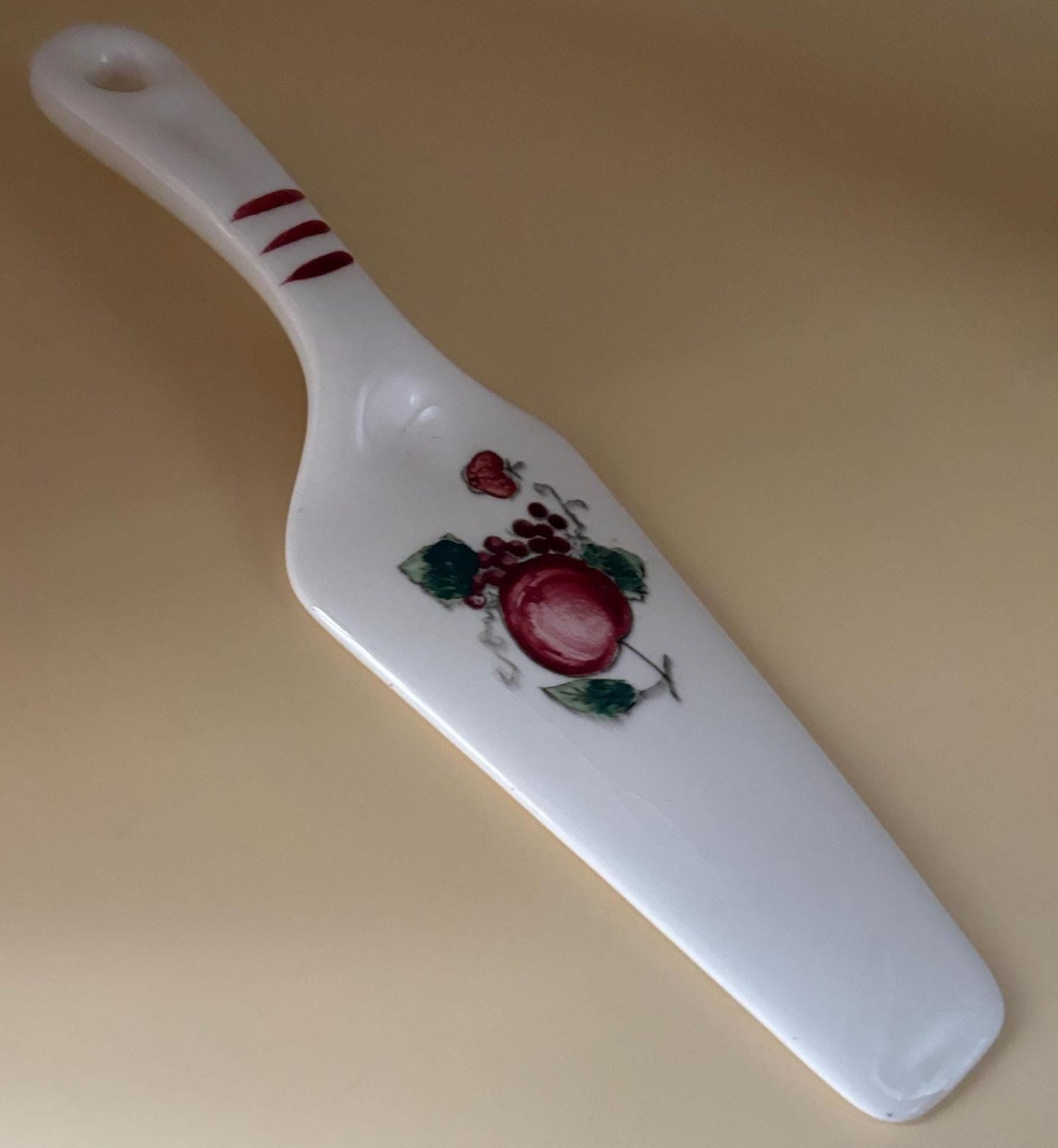 Vintage Ceramic Cake Server Lover Antiques Vintage
