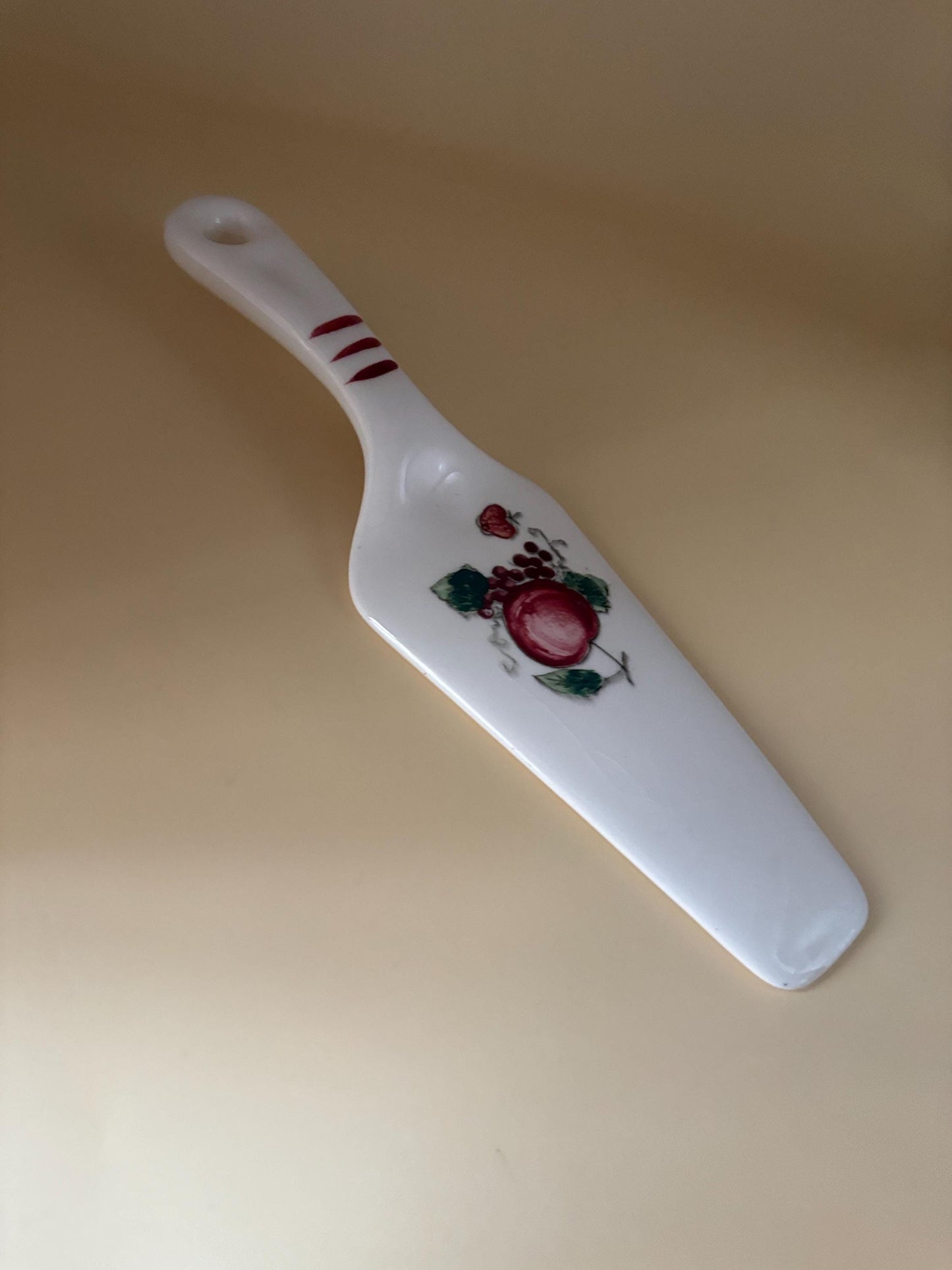 Vintage Ceramic Cake Server Lover Antiques Vintage