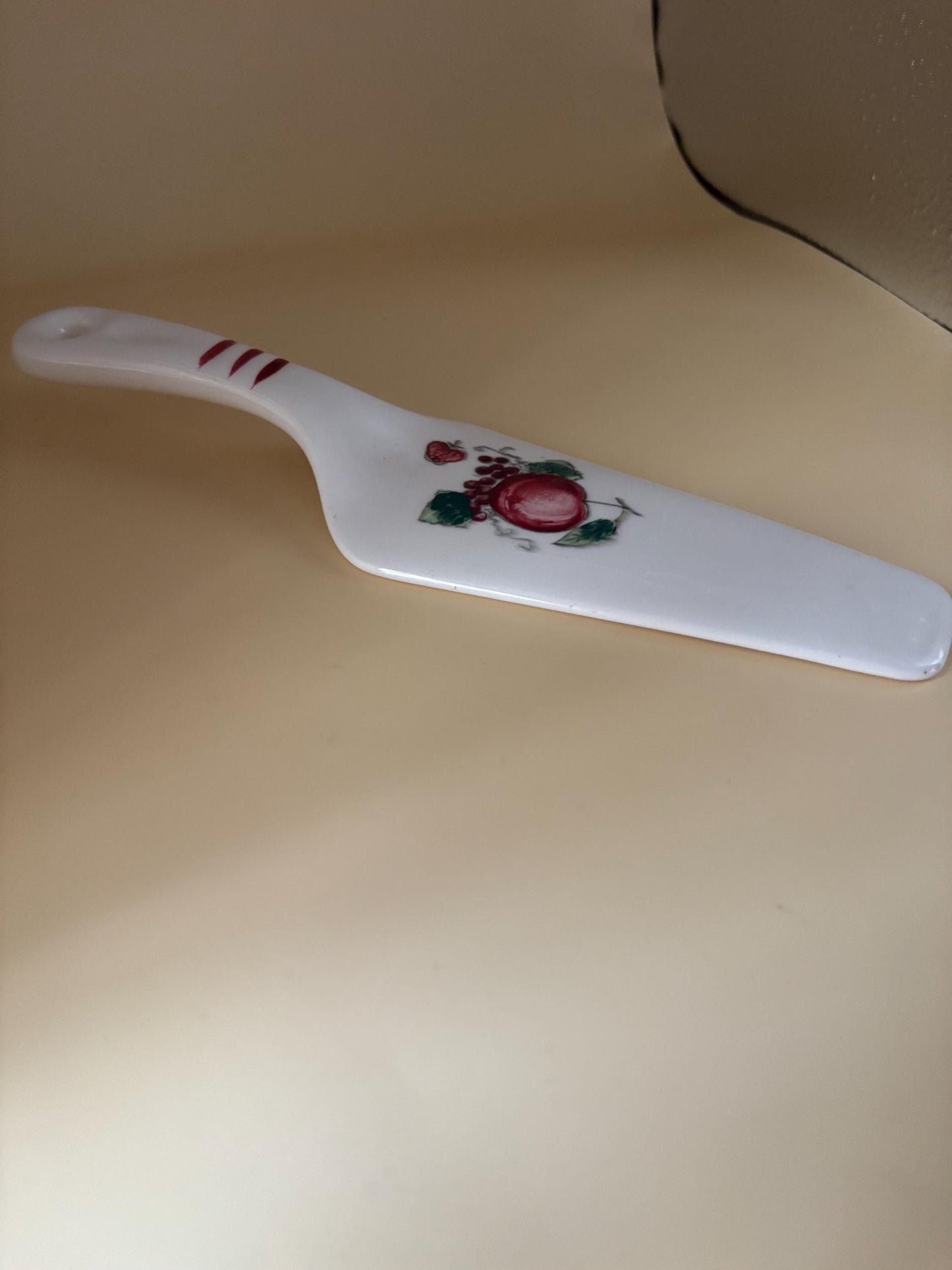 Vintage Ceramic Cake Server Lover Antiques Vintage