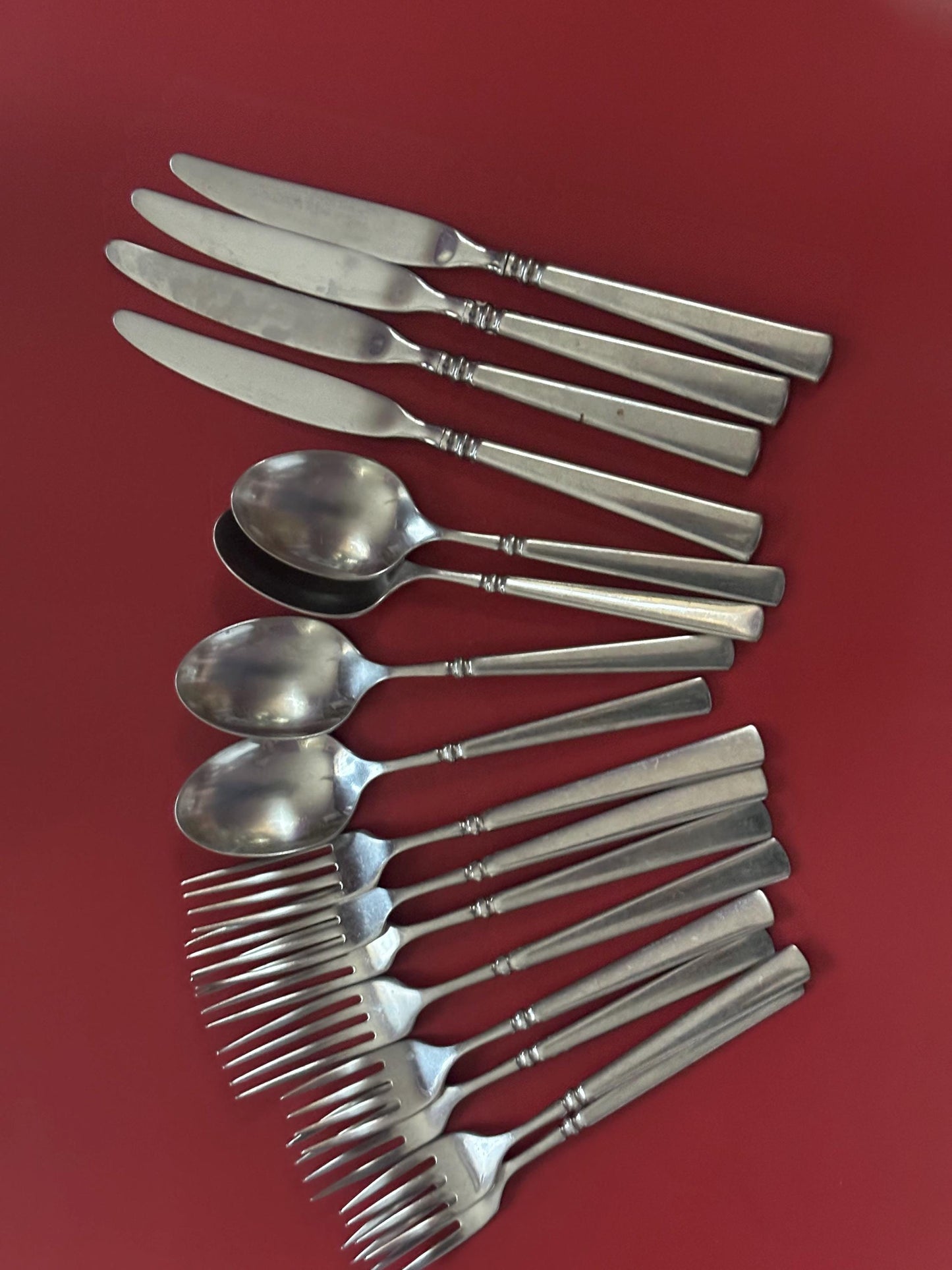 Vintage Set of Silverware Utensils Lover Antiques and Vintage