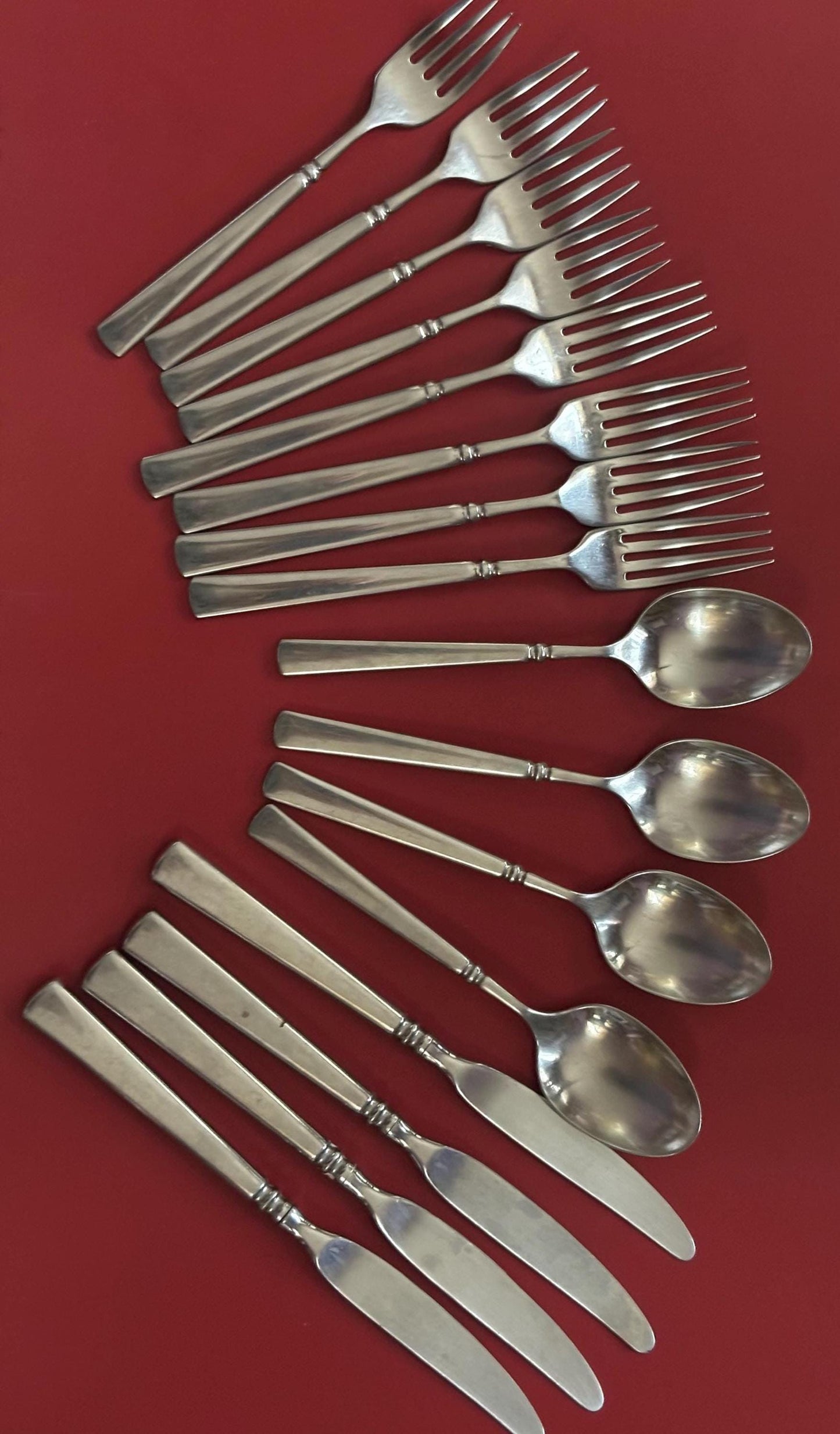 Vintage Set of Silverware Utensils Lover Antiques and Vintage