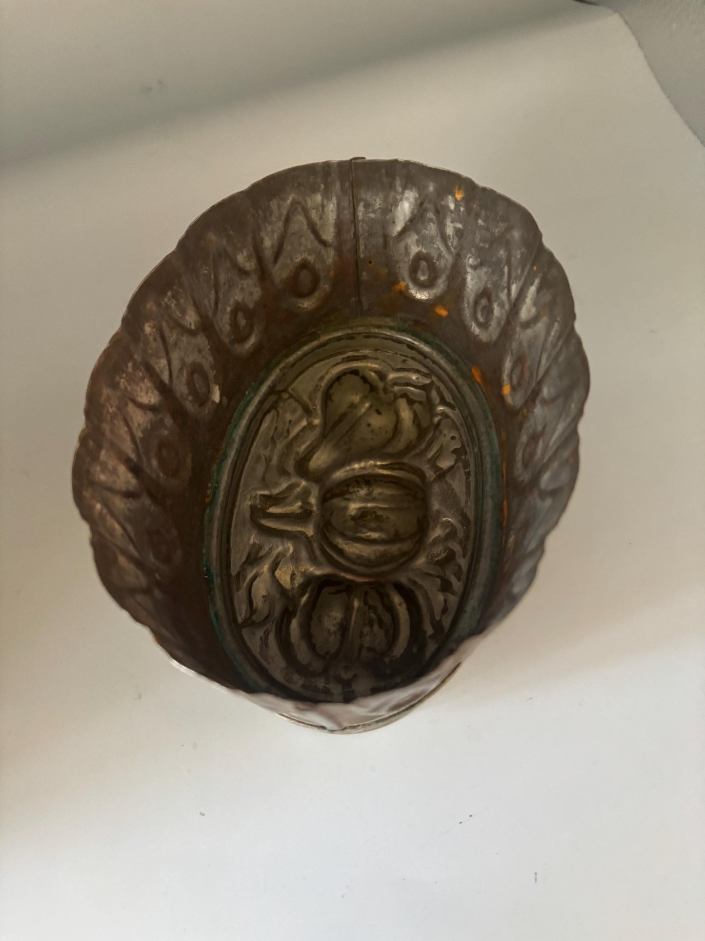 Antique Copper Food Mold #10 Lover Antiques and Vintage