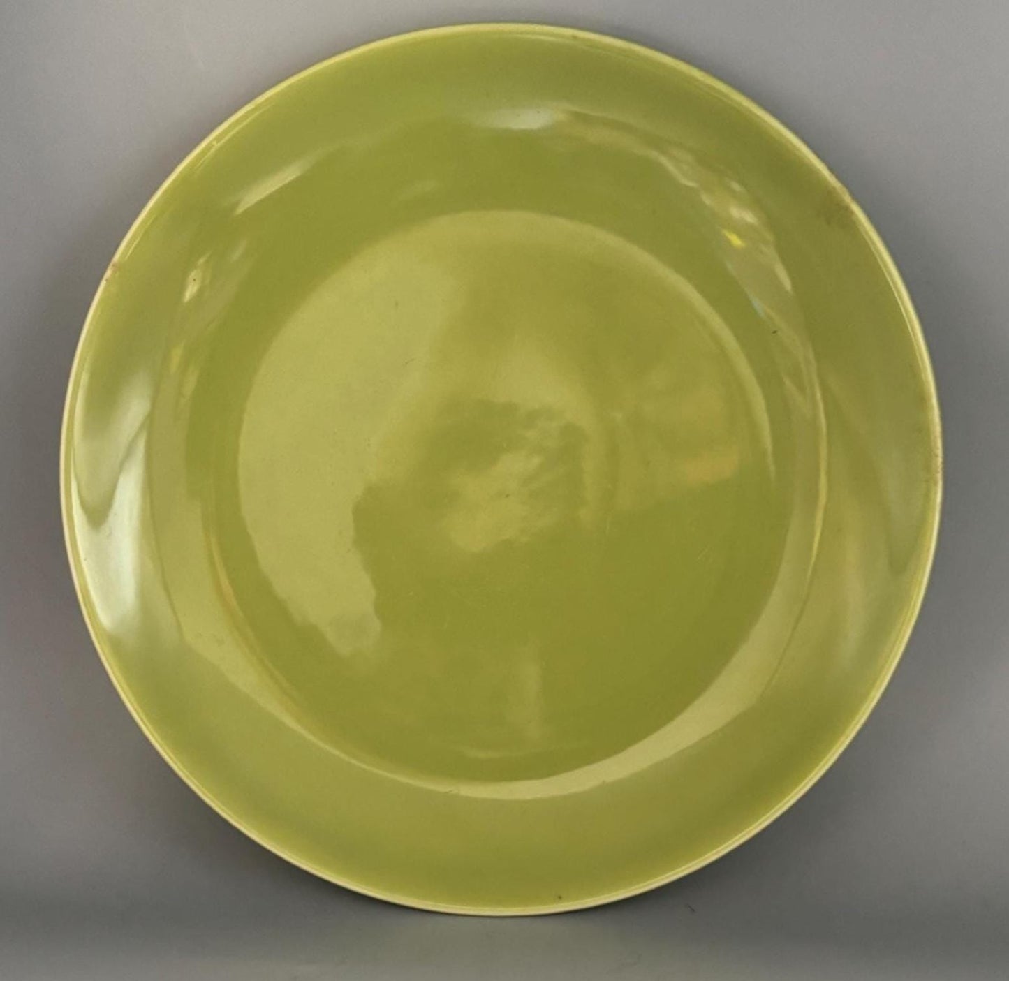 Vintage Homer Laughlin Rhythm Green Luncheon Plate Lover Antiques and Vintage