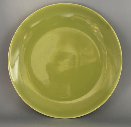 Vintage Homer Laughlin Rhythm Green Luncheon Plate Lover Antiques and Vintage