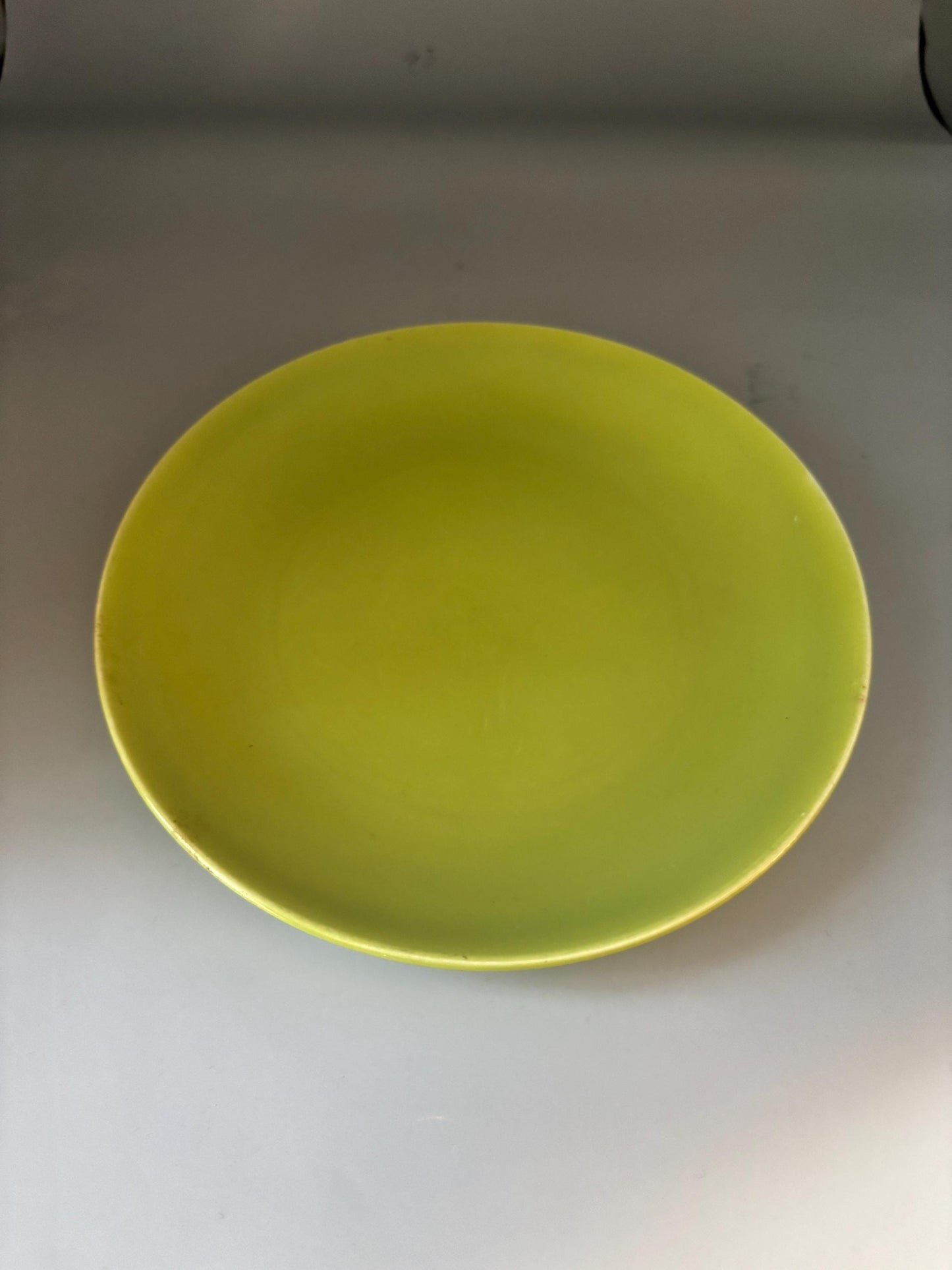 Vintage Homer Laughlin Rhythm Green Luncheon Plate Lover Antiques and Vintage