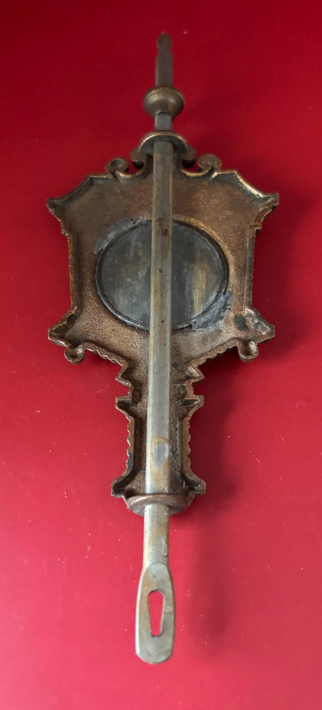 Antique E.N. Welch Clock Pendulum Brass Mechanism Lover Antiques and Vintage