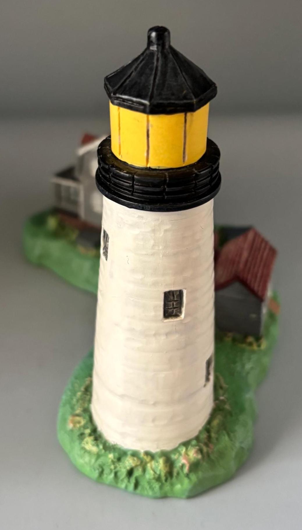 Vintage Hand Painted Plaster Model of the Boston Harbour Lover Antiques and Vintage