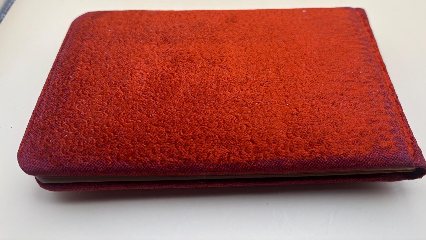 Antique Red Velvet Autograph Book Album Circa 1800's Lover Antiques Vintage