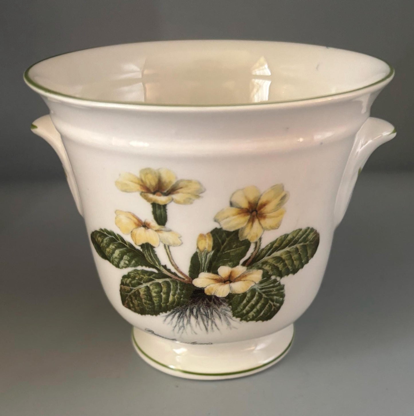 Vintage Ceramic Hand Painted Planter Lane End Fine Bone China England Floral Design Lover Antiques and Vintage