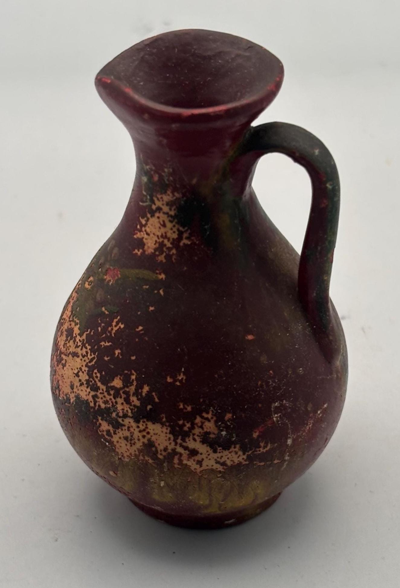 Antique Red Clay Pitcher with Handle Lover Antiques Vintage