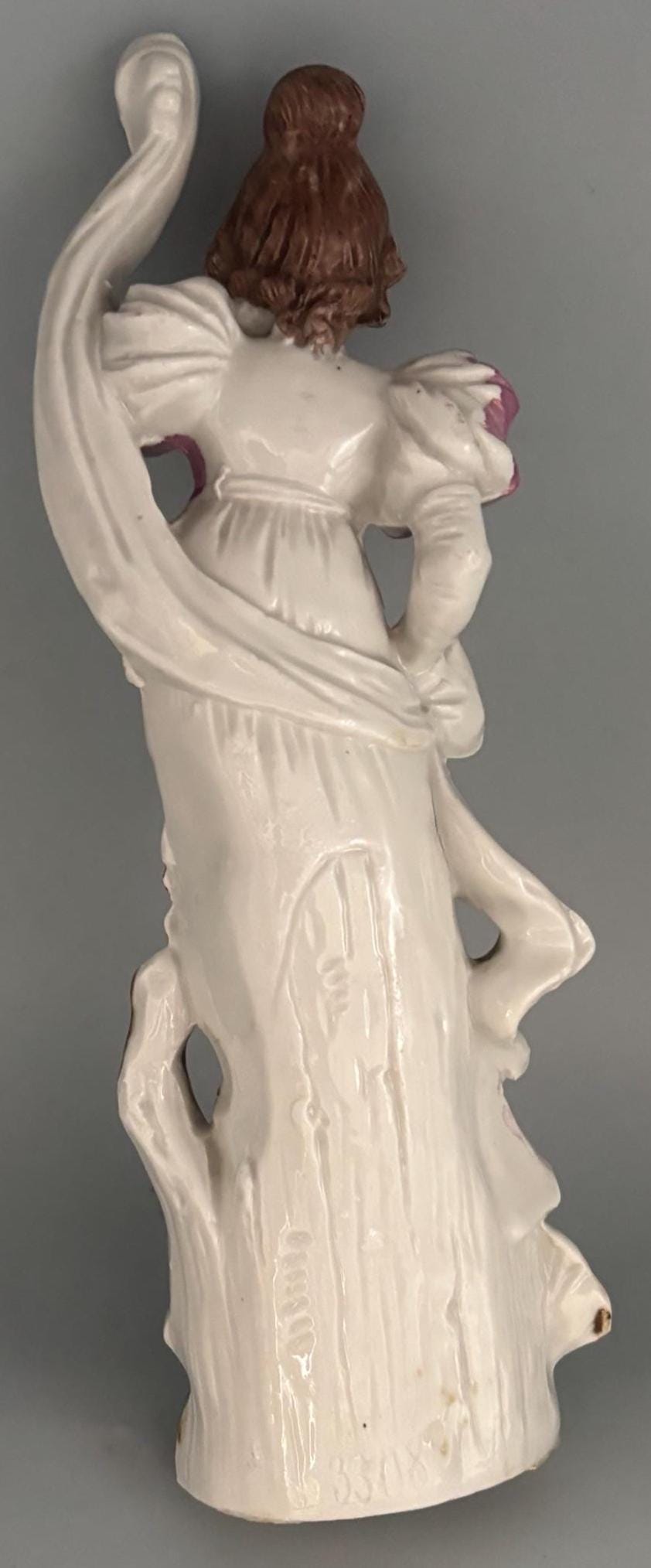 Vintage Porcelain Fancy Woman in a Dress Figurine Lover Antiques and Vintage