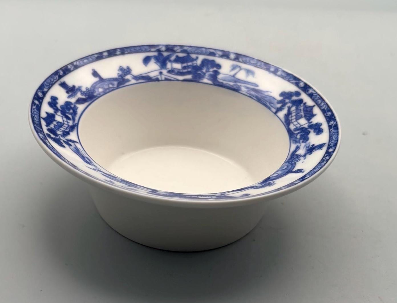 Antique Canton Cobalt Blue on Porcelain Bowl Lover Antiques and Vintage