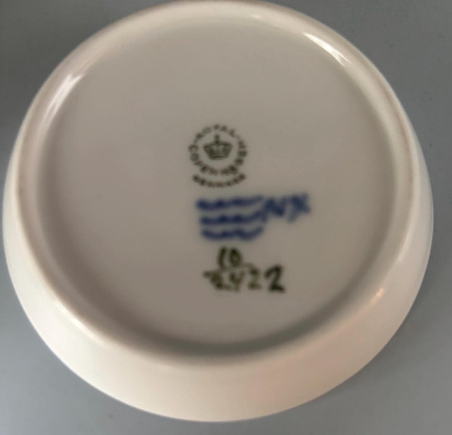 Vintage Royal Copenhagen Serving Dish Cobalt Blue on Porcelain Numbered Lover Antiques and Vintage