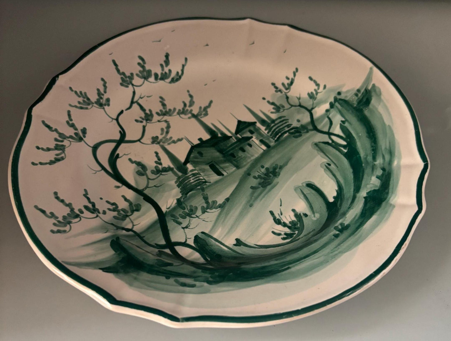 Vintage Italy Pleasant Valley Pottery Plate Hand Painted Majolica Pottery Lover Antiques and Vintage