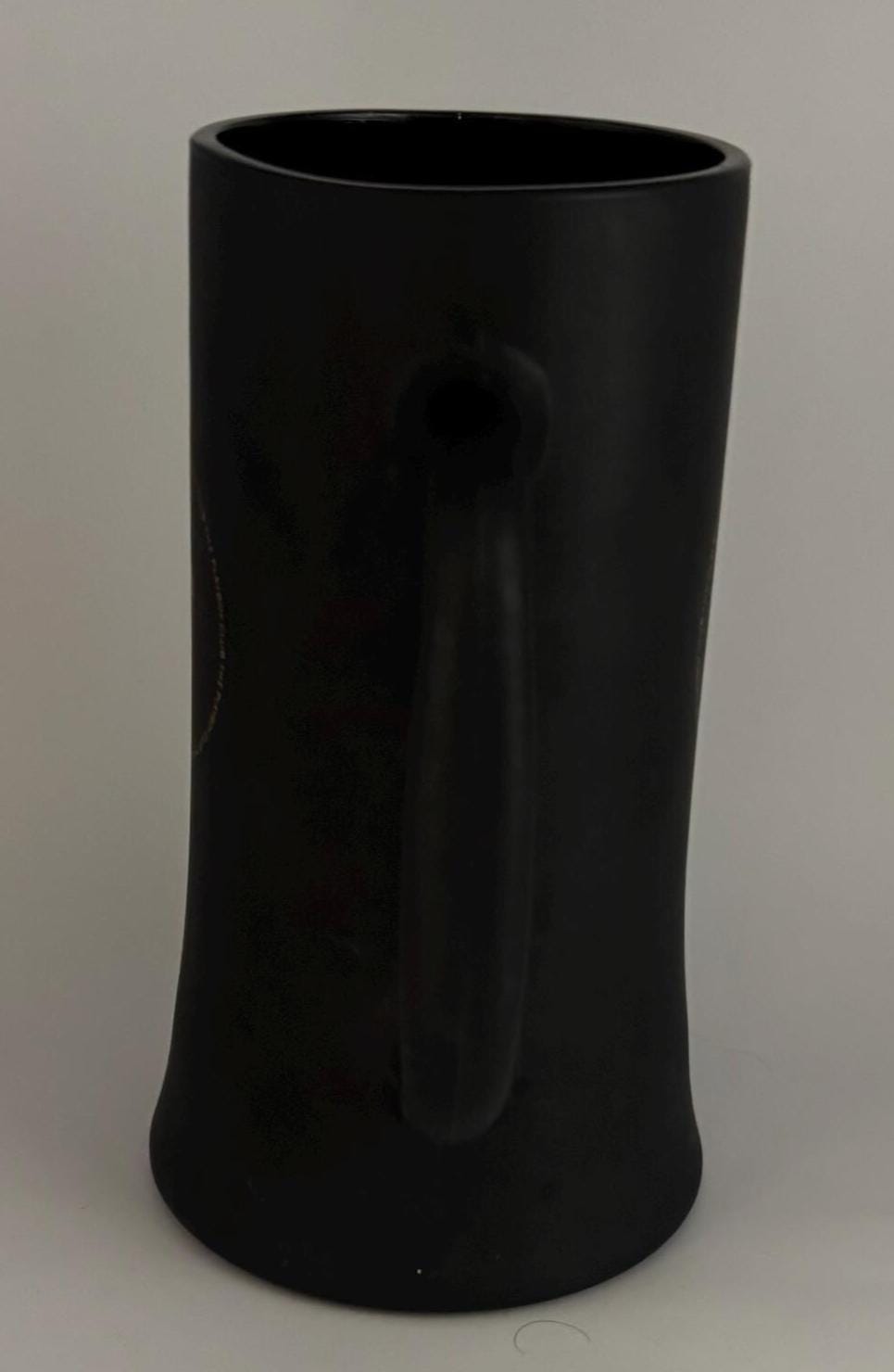 Vintage Playboy Stein Tall Clay Cup Beer Mug with Playboy Bunny Charcoal Matte Look Lover Antiques and Vintage