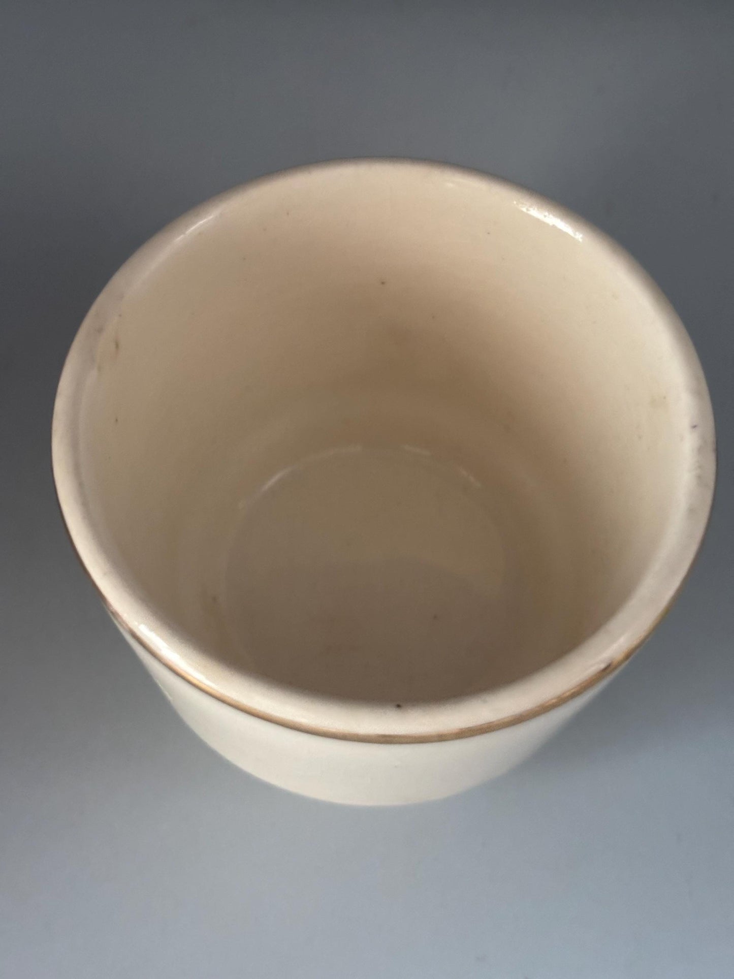 Harker Tulip Bakelite Custard Cup 22K Gold Rim Lover Antiques Vintage
