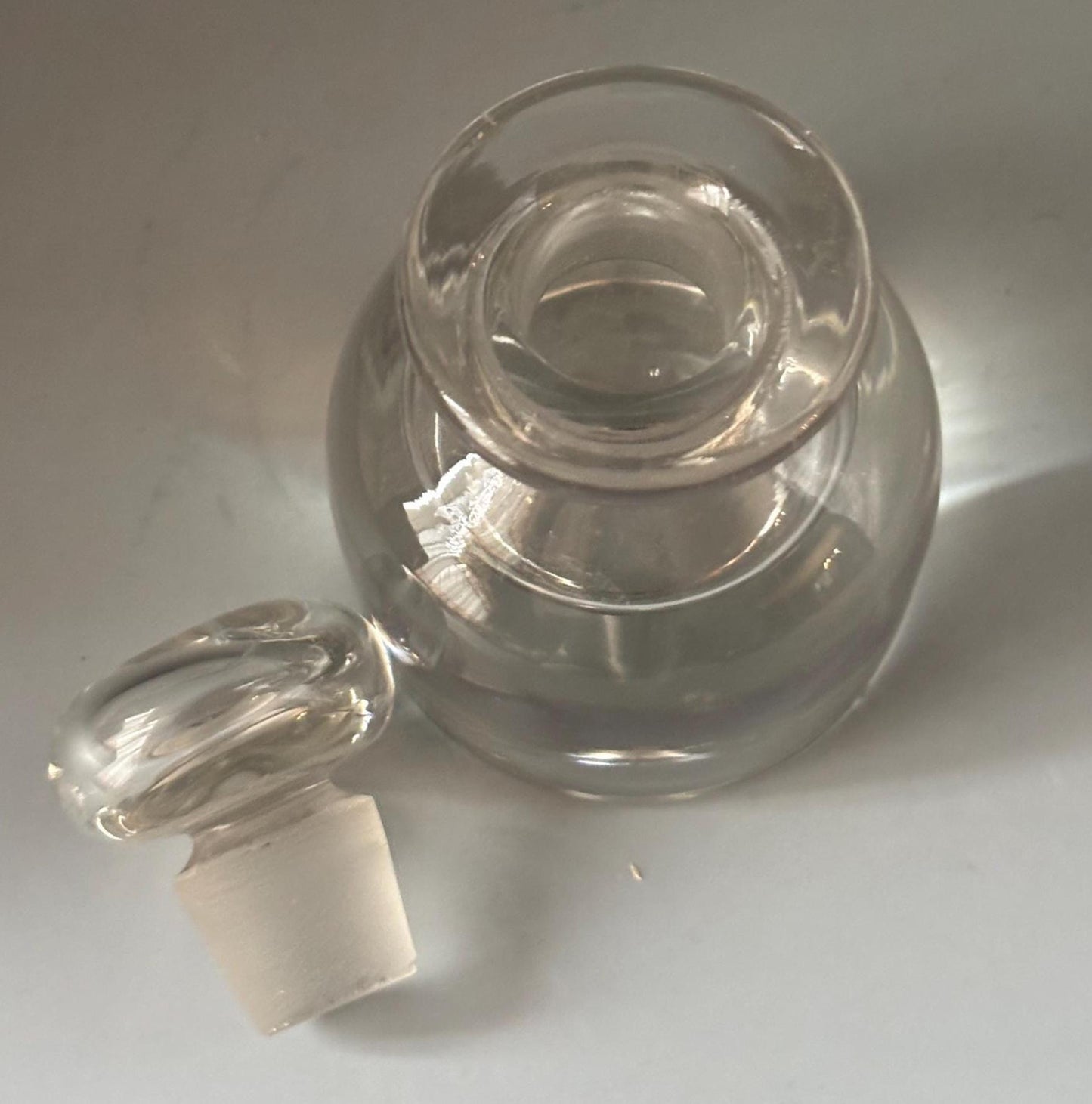 Vintage Pairpoint Glass Inkwell Decanter with Stopper Lover Antiques and Vintage
