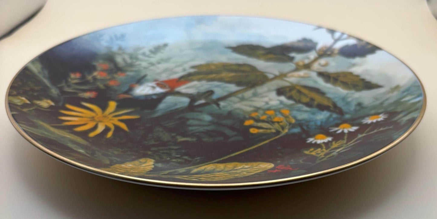 Vintage Collector Plate Gnome de Bloom Summer by Rien Poortvliet #1863 Lover Antiques and Vintage