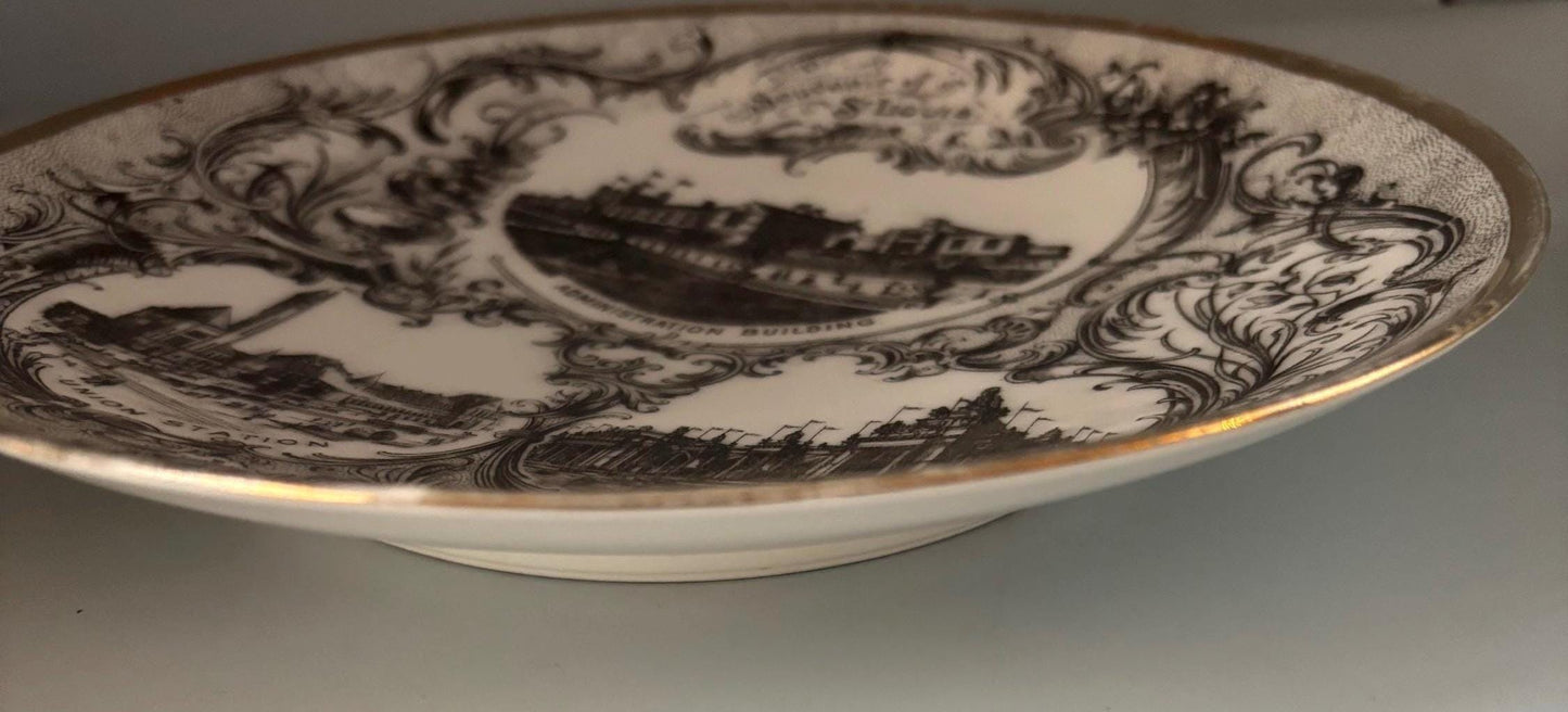 Vintage Victoria Carlsbad Austria Porcelain Plate Lover Antiques and Vintage