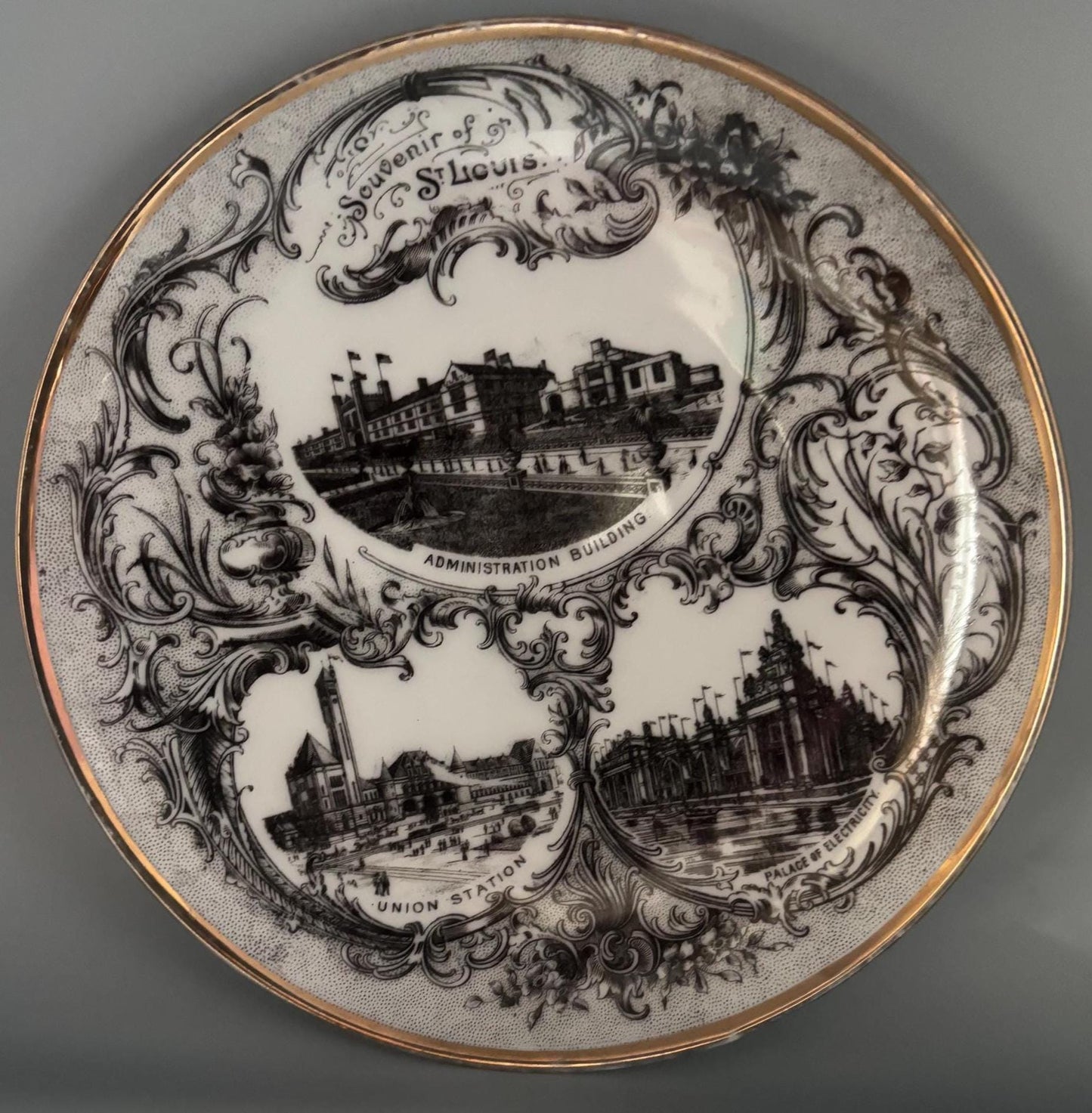 Vintage Victoria Carlsbad Austria Porcelain Plate Lover Antiques and Vintage