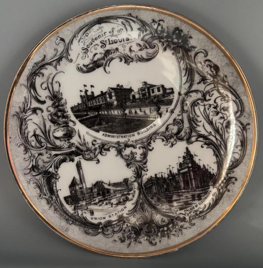 Vintage Victoria Carlsbad Austria Porcelain Plate Lover Antiques and Vintage