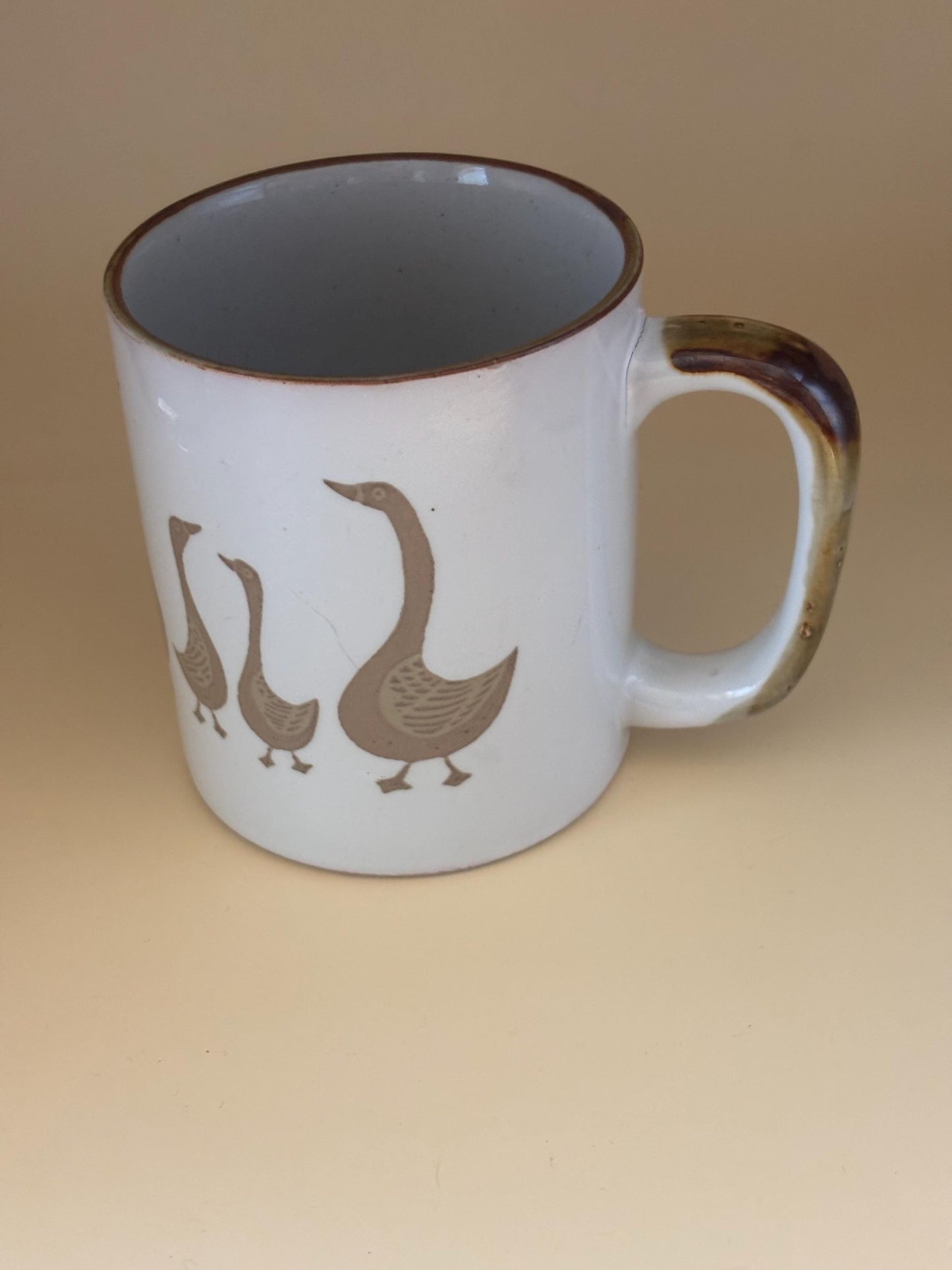 Vintage Shafford Wild Game Mug Trio of Geese Cup Unique Gift for Him Lover Antiques and Vintage