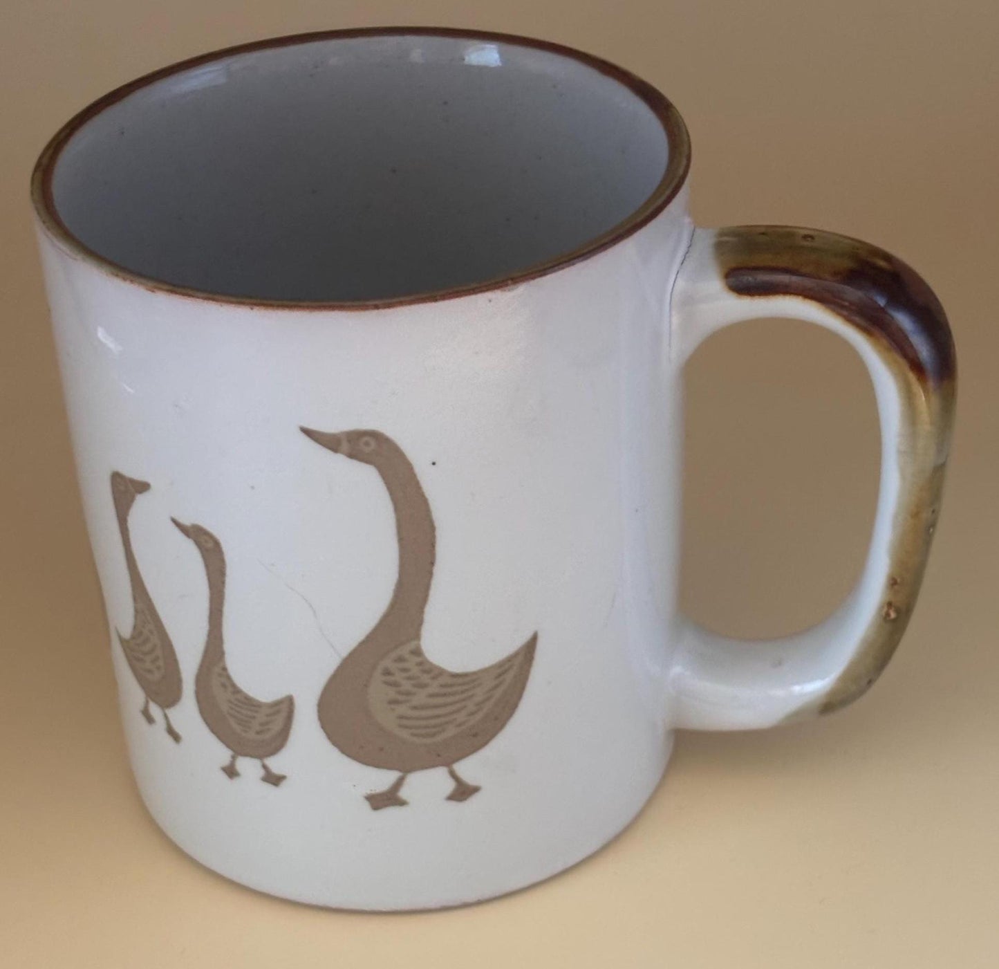Vintage Shafford Wild Game Mug Trio of Geese Cup Unique Gift for Him Lover Antiques and Vintage