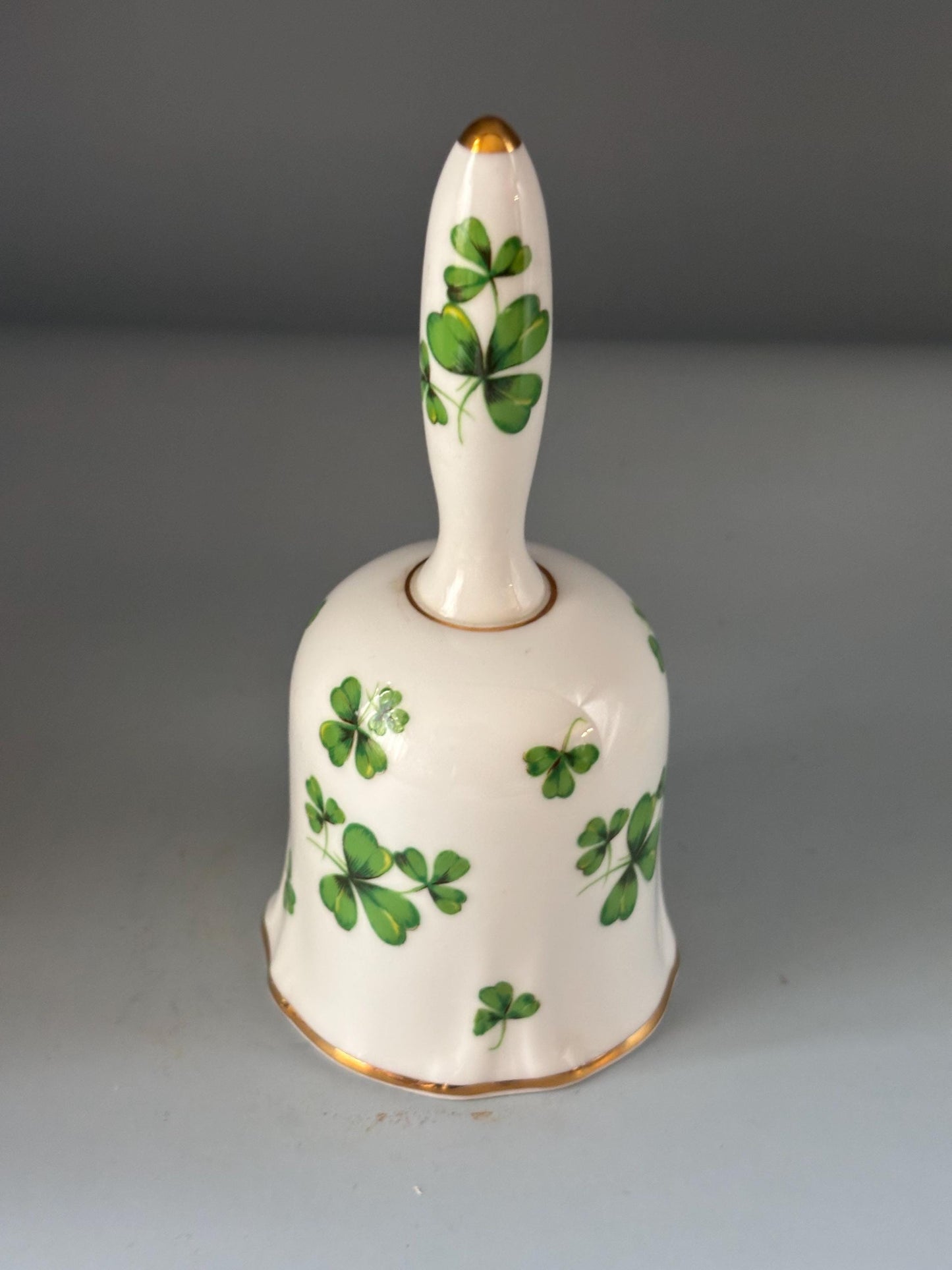 Vintage Shamrock Bell by Hammersley & Co. Bone China Made in England Lover Antiques and Vintage