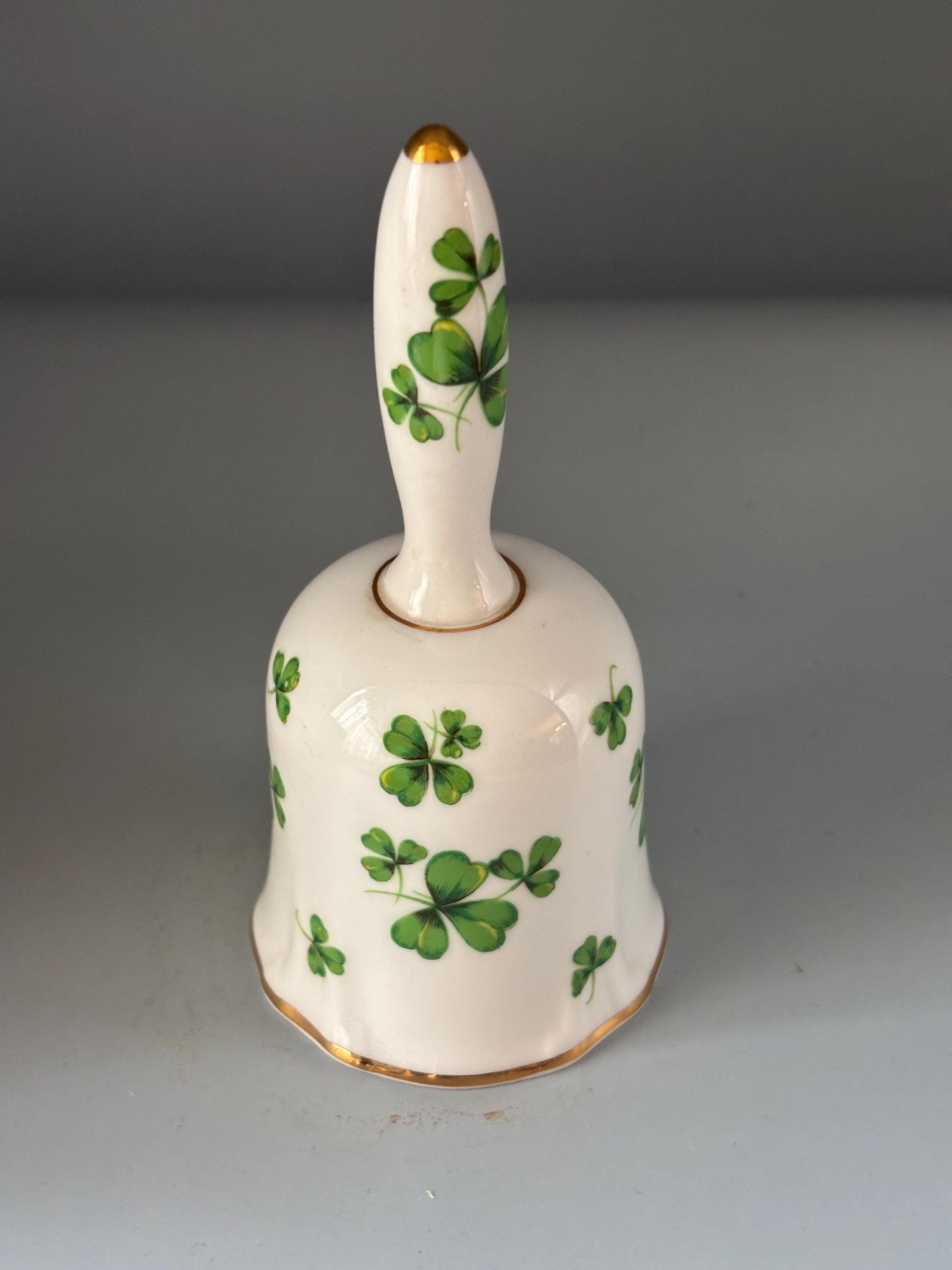 Vintage Shamrock Bell by Hammersley & Co. Bone China Made in England Lover Antiques and Vintage