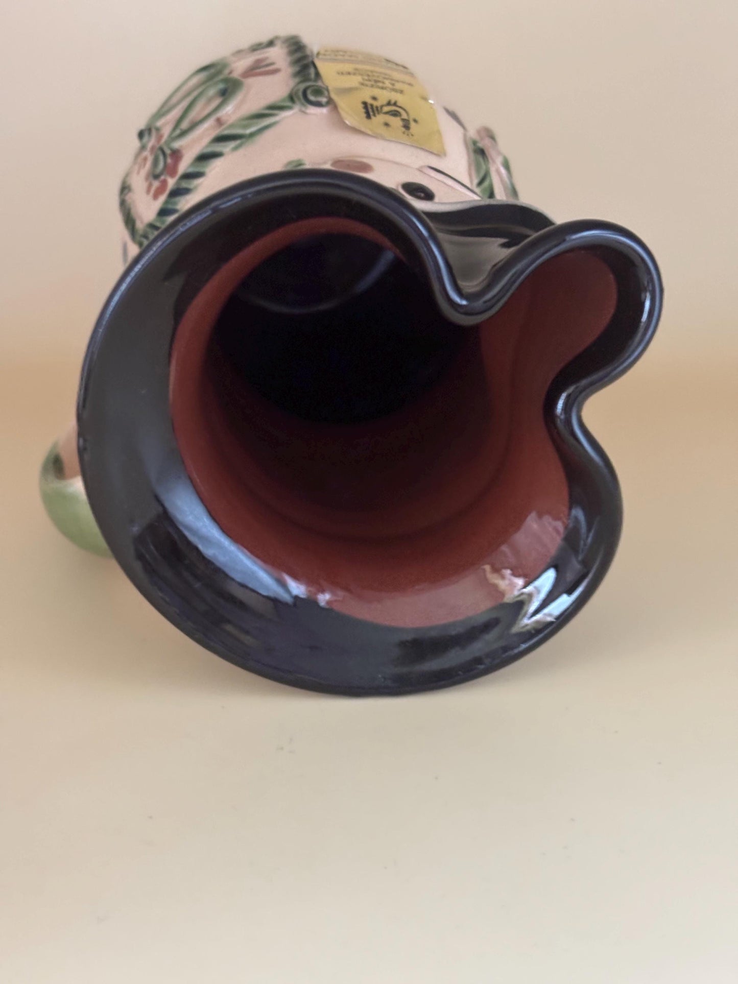 Vintage Hungarian Miska Soldier Jug Traditional Wine Vessel Pitcher Lover Antiques Vintage
