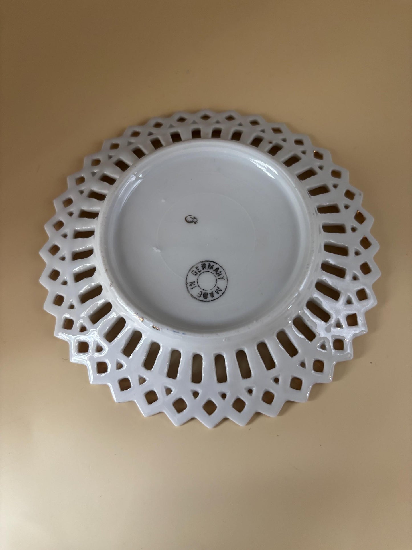 Antique Crosby High School Waterbury, CT Souvenir Plate Made in Germany by Wheelock Lover Antiques and Vintage