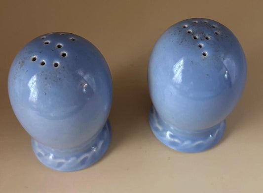 Vintage Hager Blue Salt & Pepper Shakers Lover Antiques and Vintage