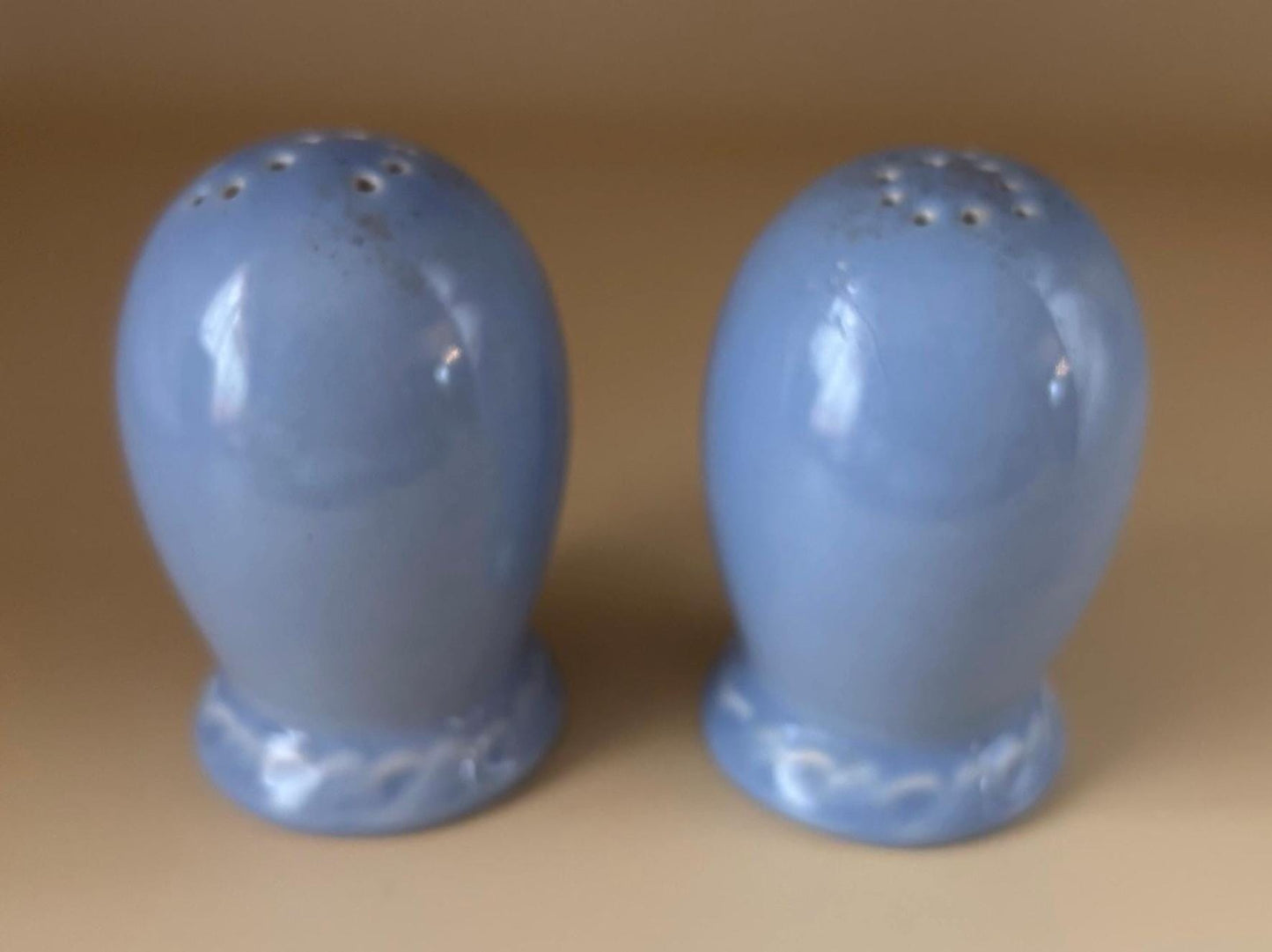 Vintage Hager Blue Salt & Pepper Shakers Lover Antiques and Vintage