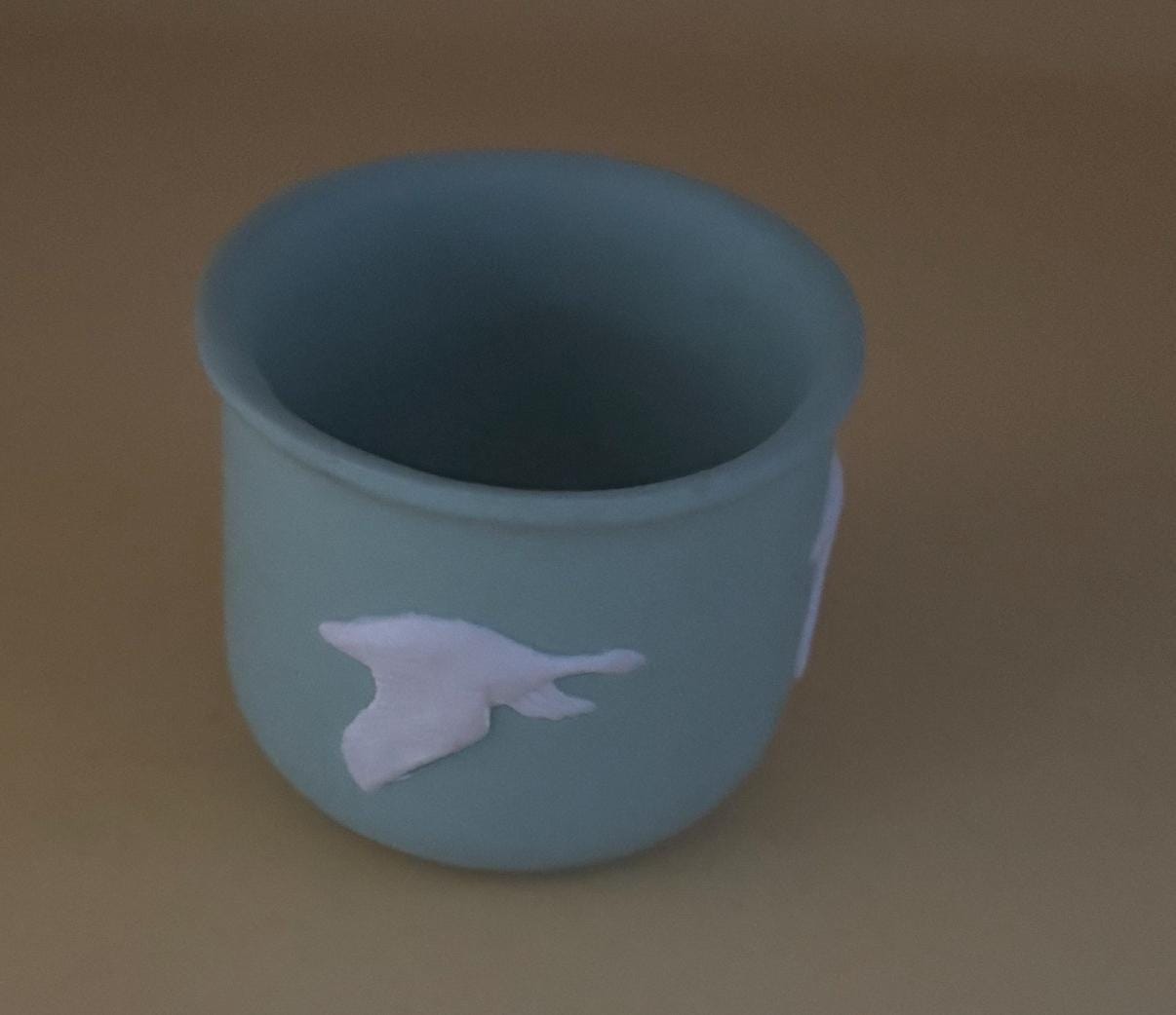 Vintage Green Pottery Planter or Votive Holder Lover Antiques and Vintage