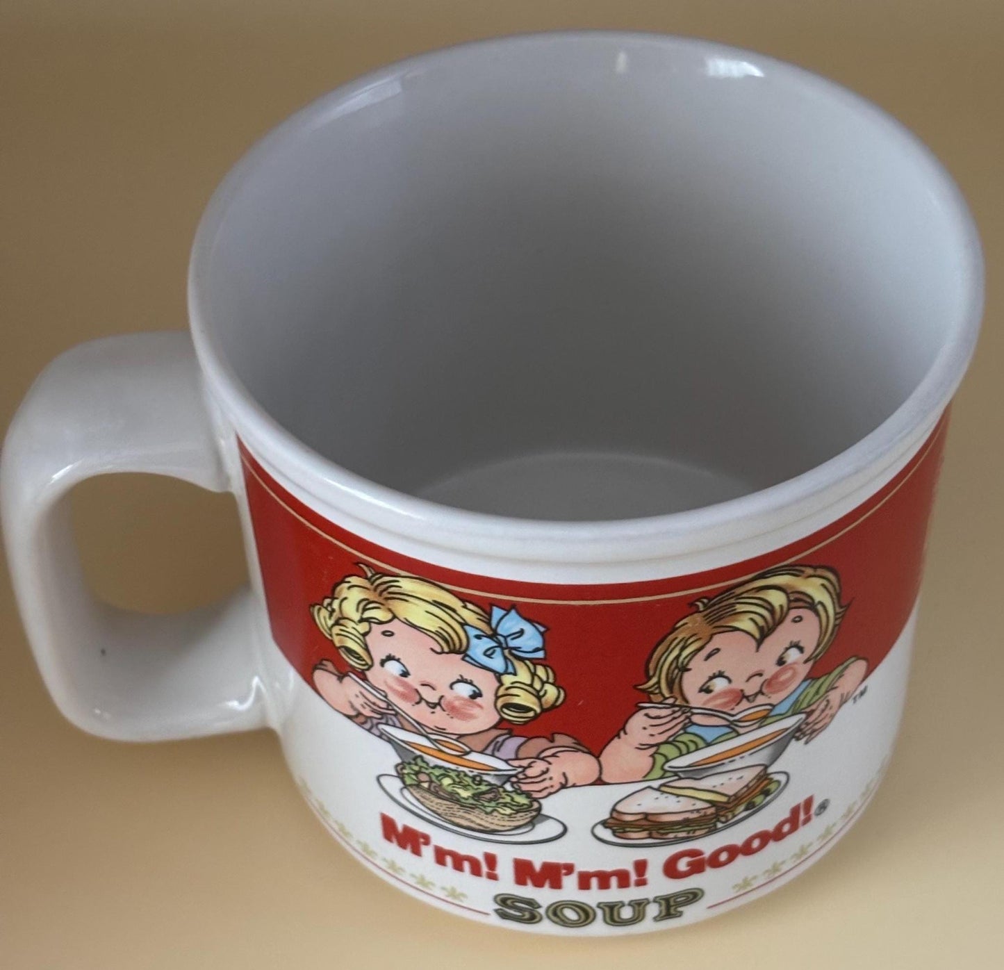 Vintage Campbell Soup Large Mug Lover Antiques and Vintage