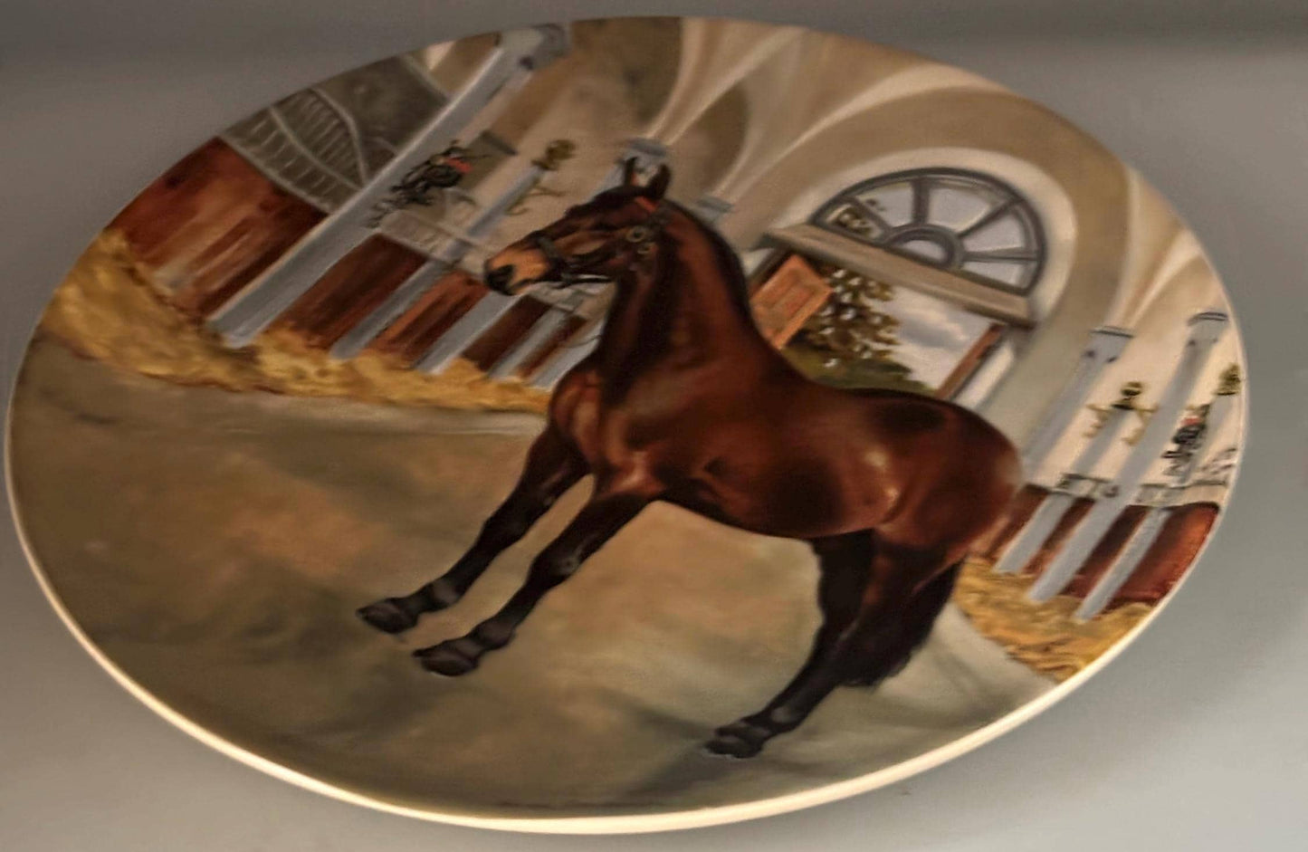 Vintage Spode American Quarterback Horse Plate #1155C Lover Antiques and Vintage