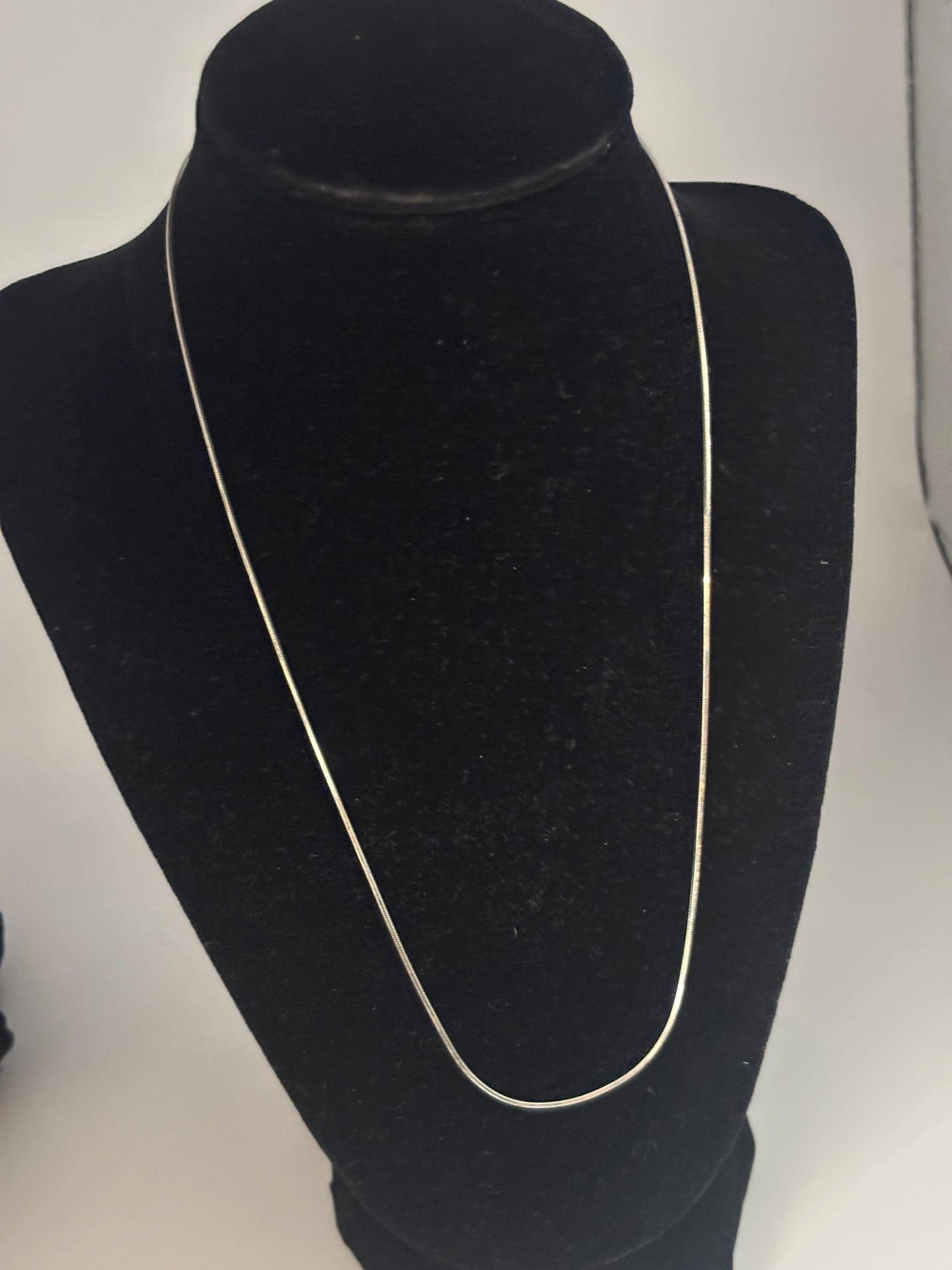 Vintage Sterling Silver Necklace Lover Antiques and Vintage